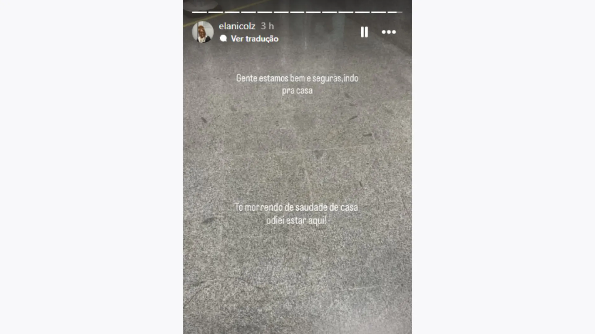 Influenciadora paulista voltou para São Paulo