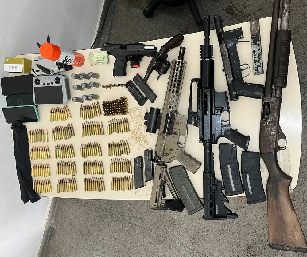 Materiais apreendidos já estão sob posse da Justiça