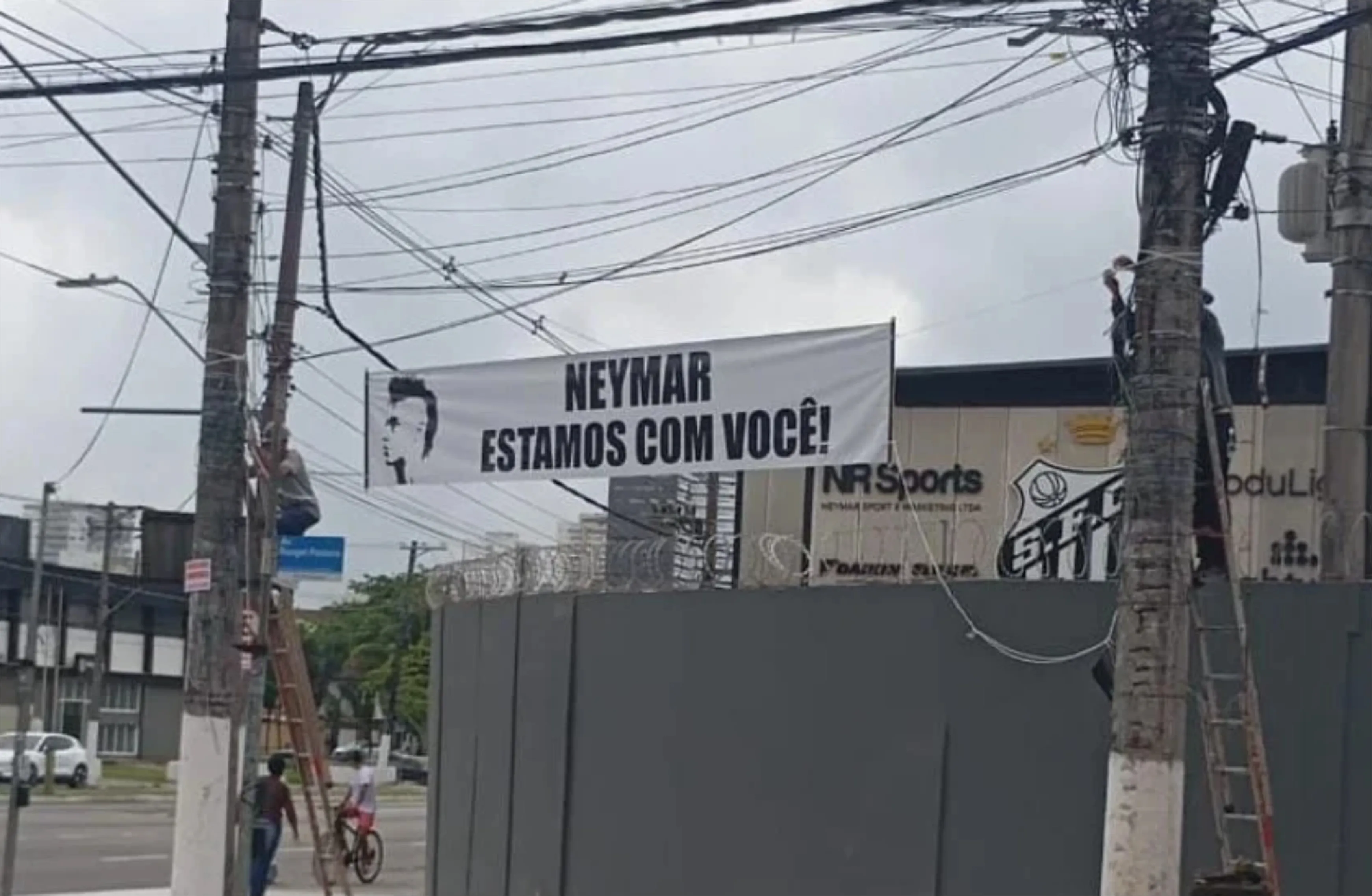 Craque recebeu apoio em mensagem