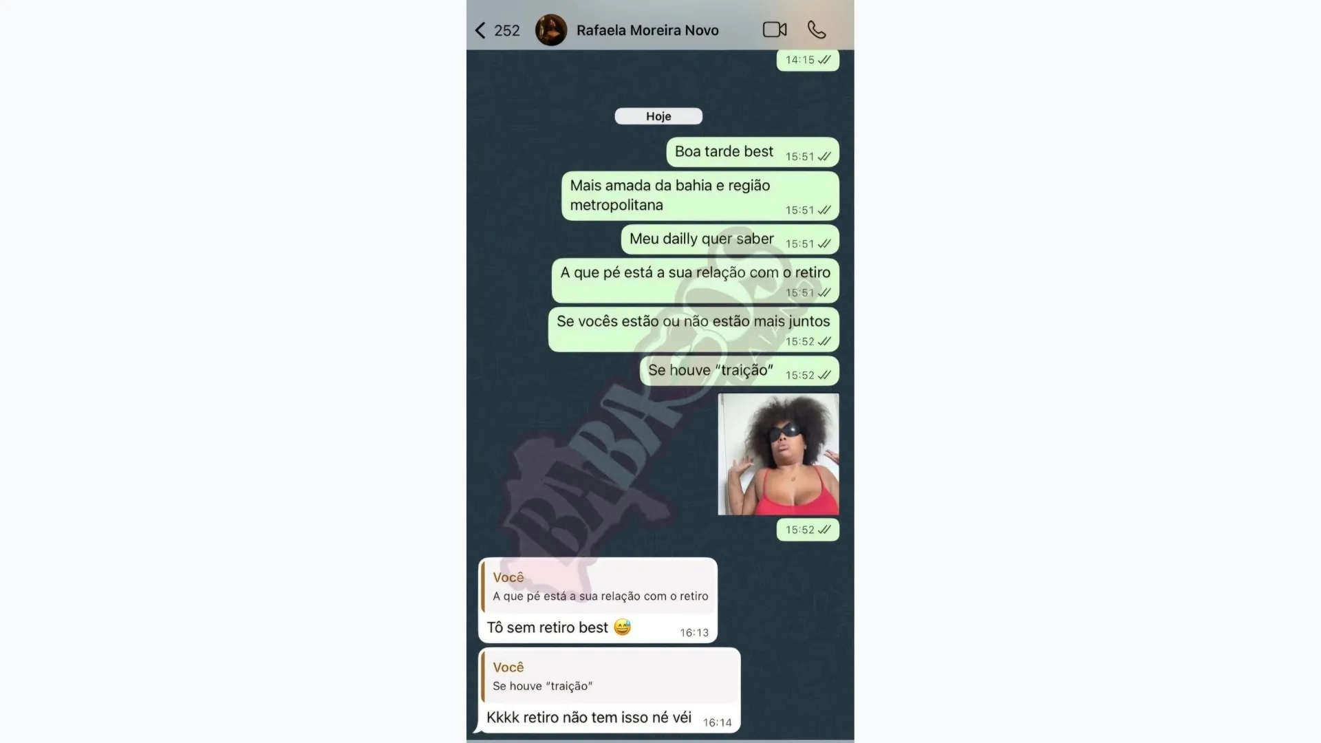 Imagem ilustrativa da imagem Solteiríssima! Rafa Moreira termina romance com o 'retiro' misterioso