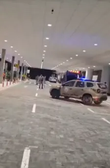 Área foi isolada pelos militares