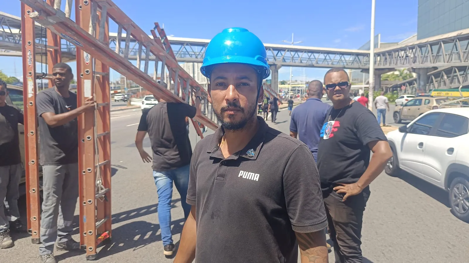 Marcelo Aragão, trabalhador da categoria