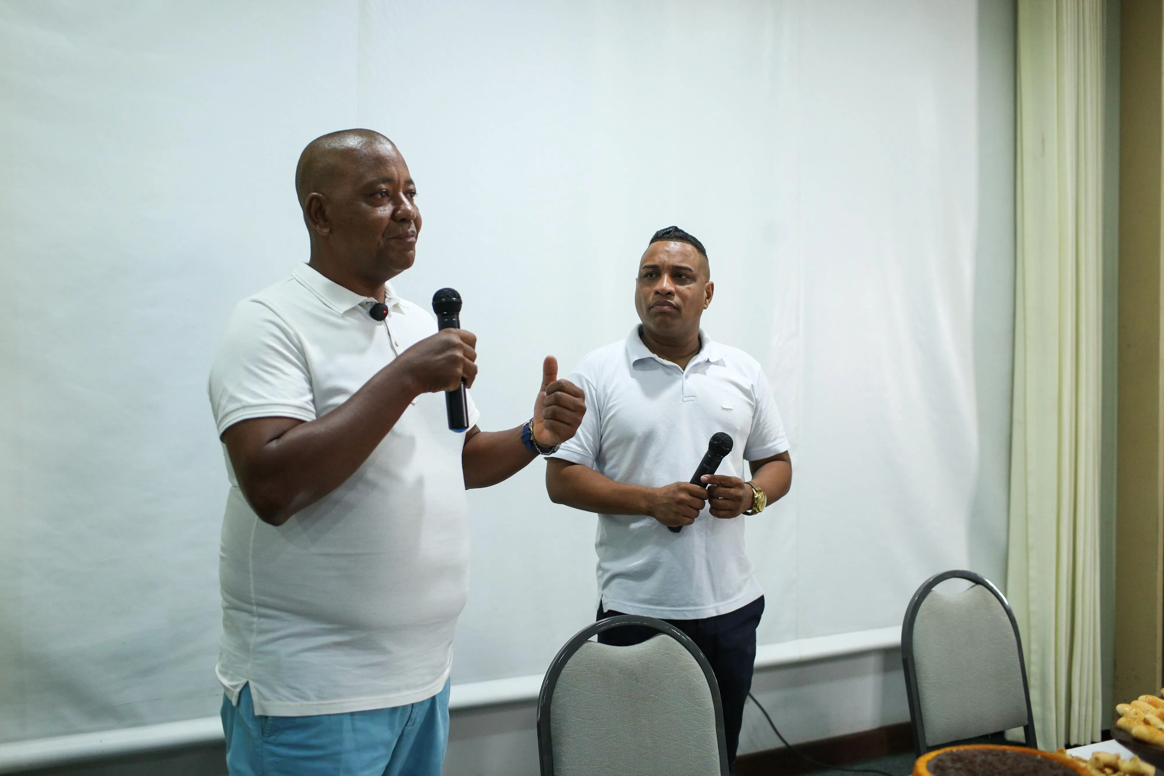 Val Mesquita e Fábio Silva, idealizadores do projeto