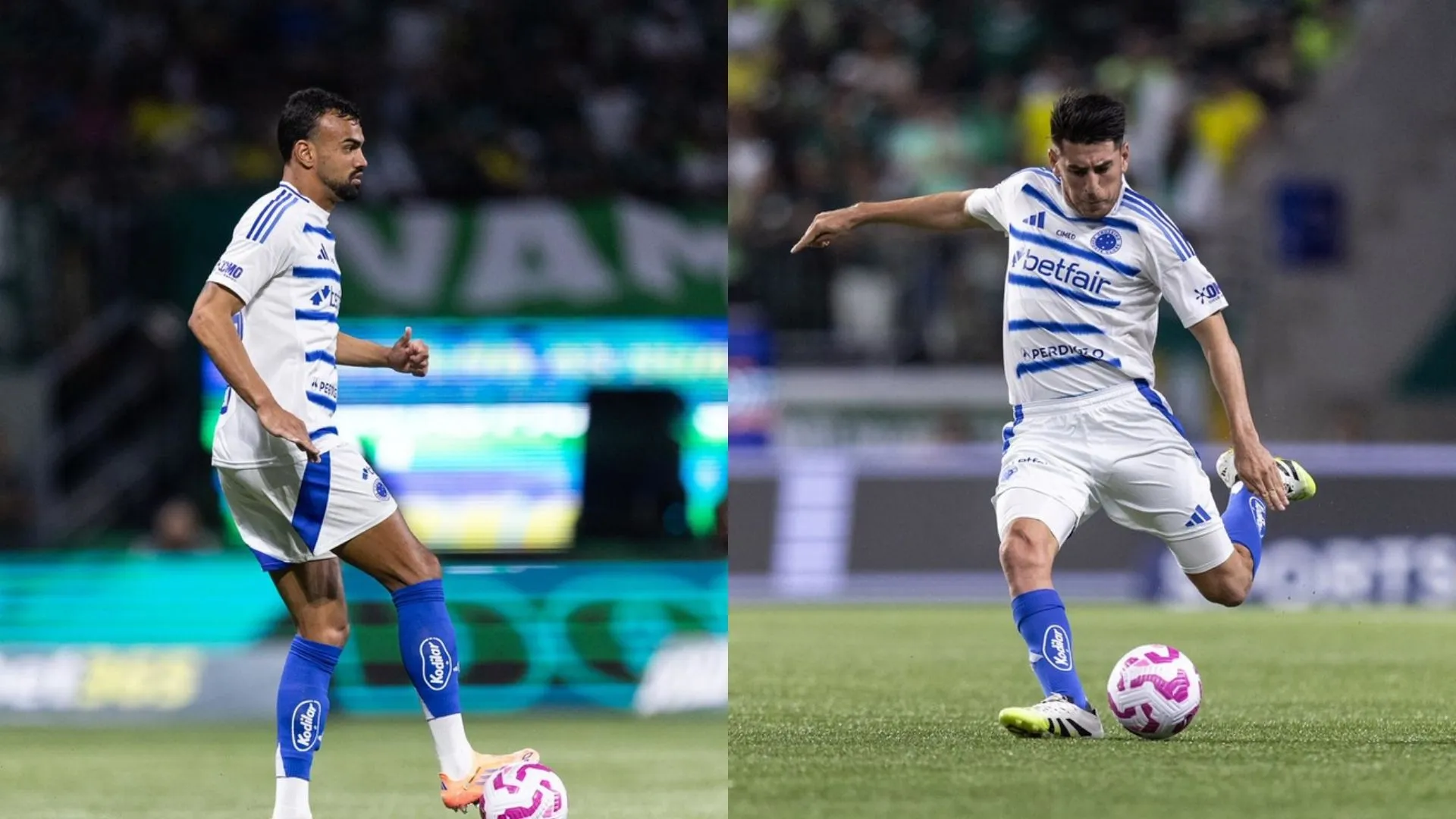 Fabricio Bruno e Villalba, zagueiros do Cruzeiro