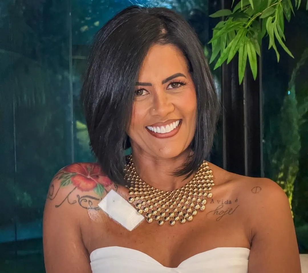 Jaqueline Matos optou cortar o cabelo antes de iniciar a quimioterapia