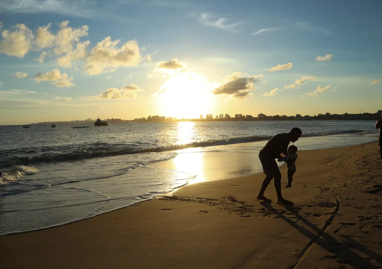 Vista da Rua K, em Itapuã