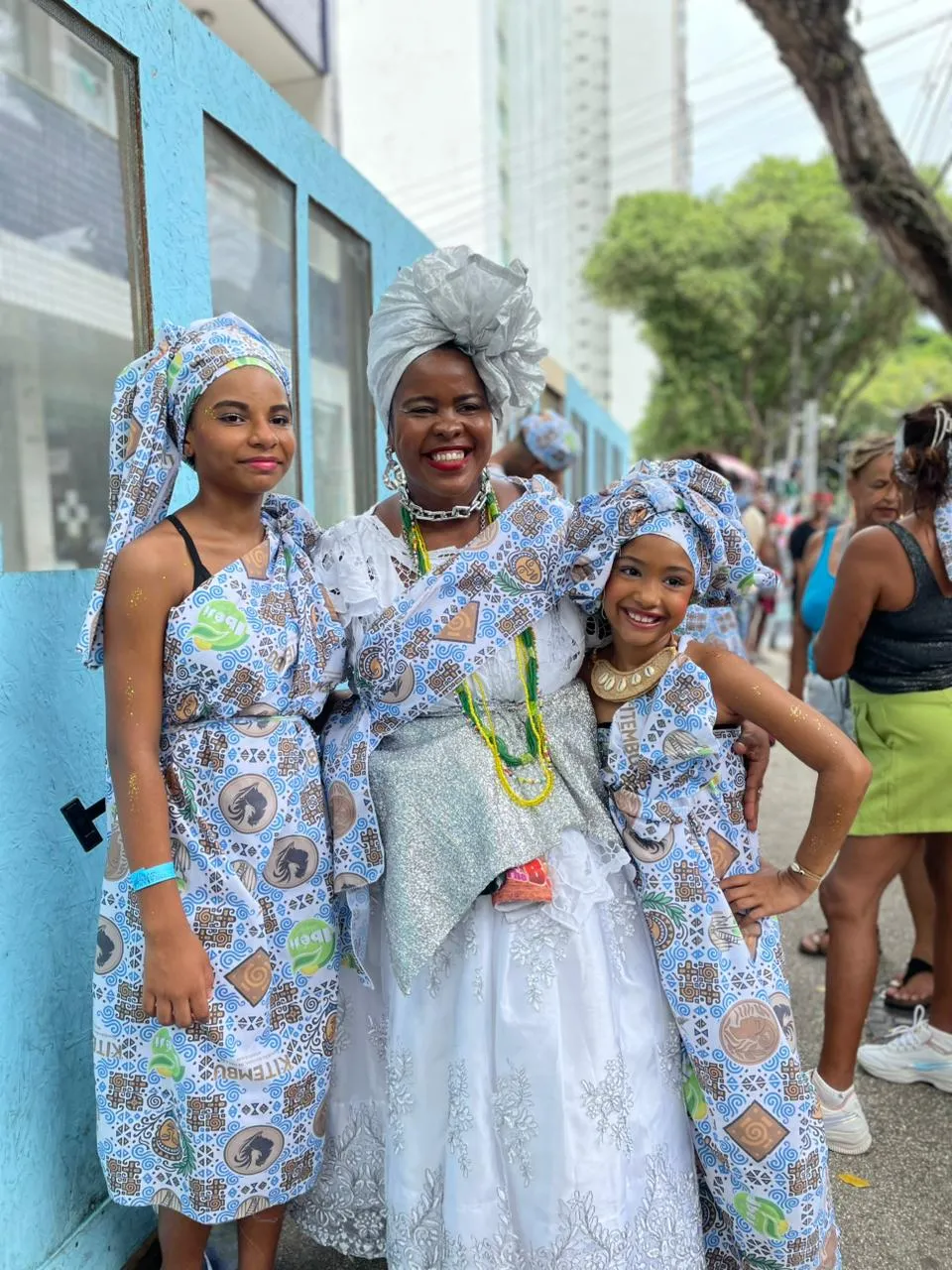 Vanessa e suas filhas