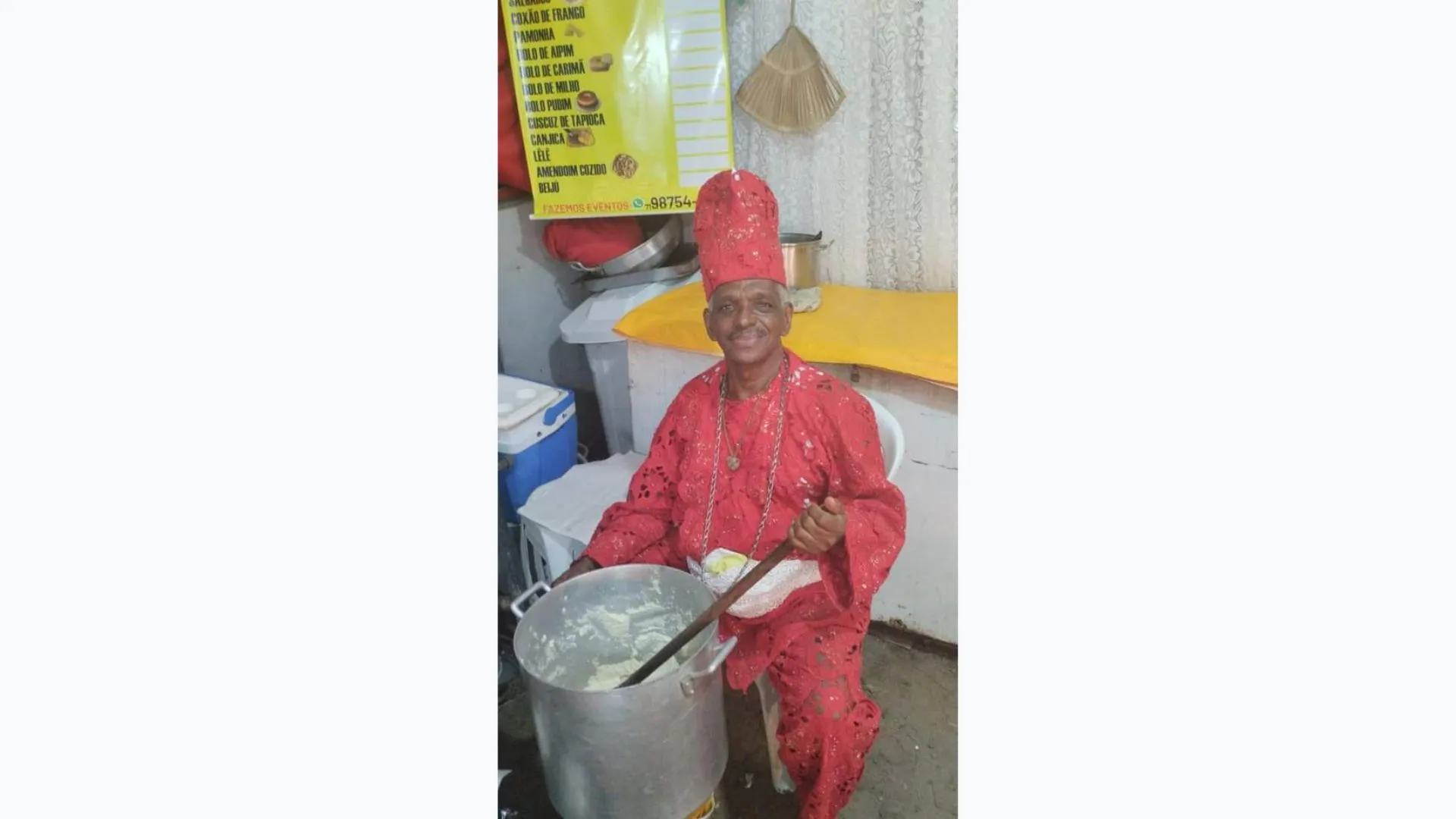 Cuca criou a tradição de usar vestimentas coloridas a cada dia da semana