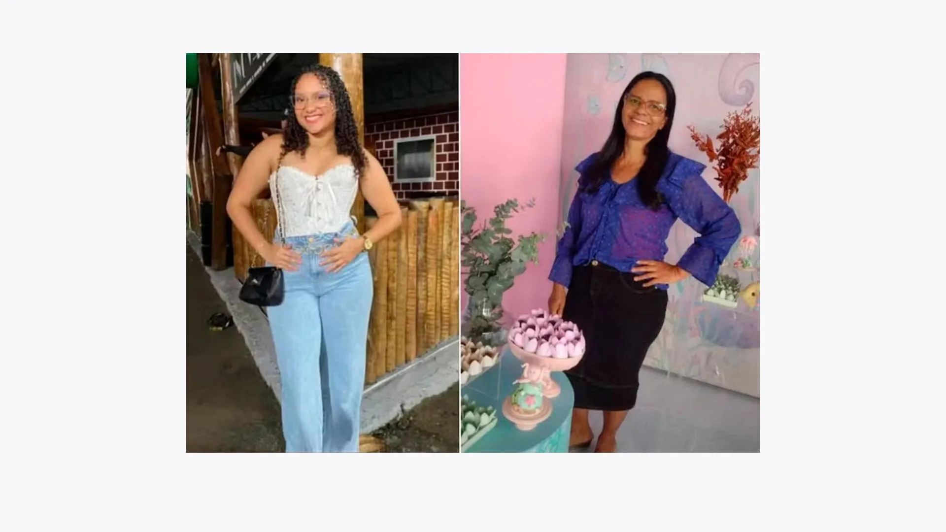 Daniele e Janete morreram no local