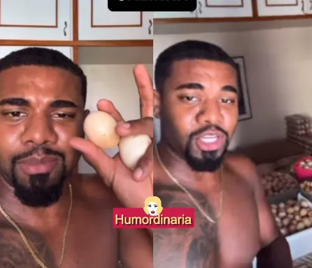 Davi Brito vira produzir de ovos de galinha