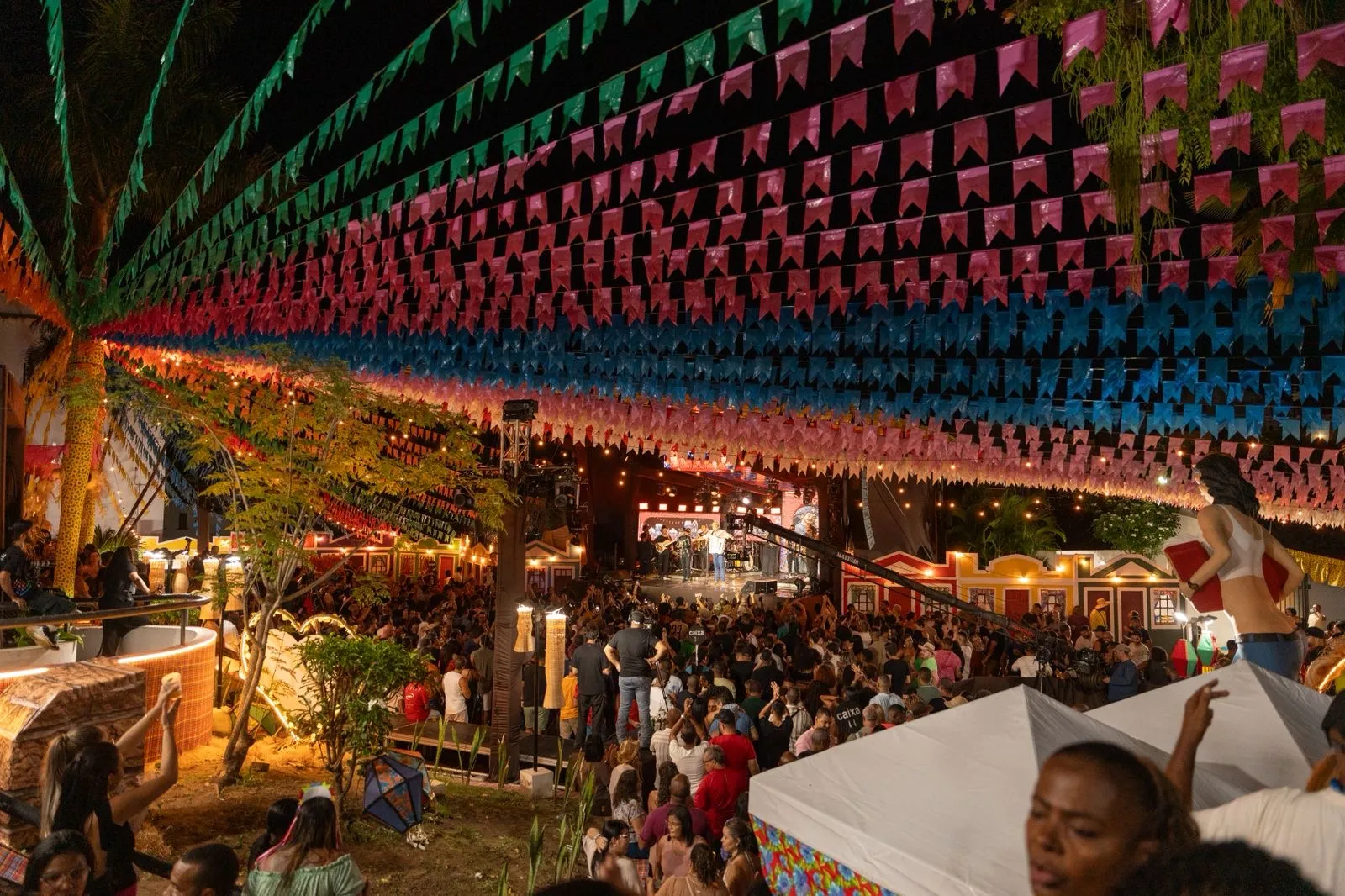 Pelô se transformou em um verdadeiro arraial