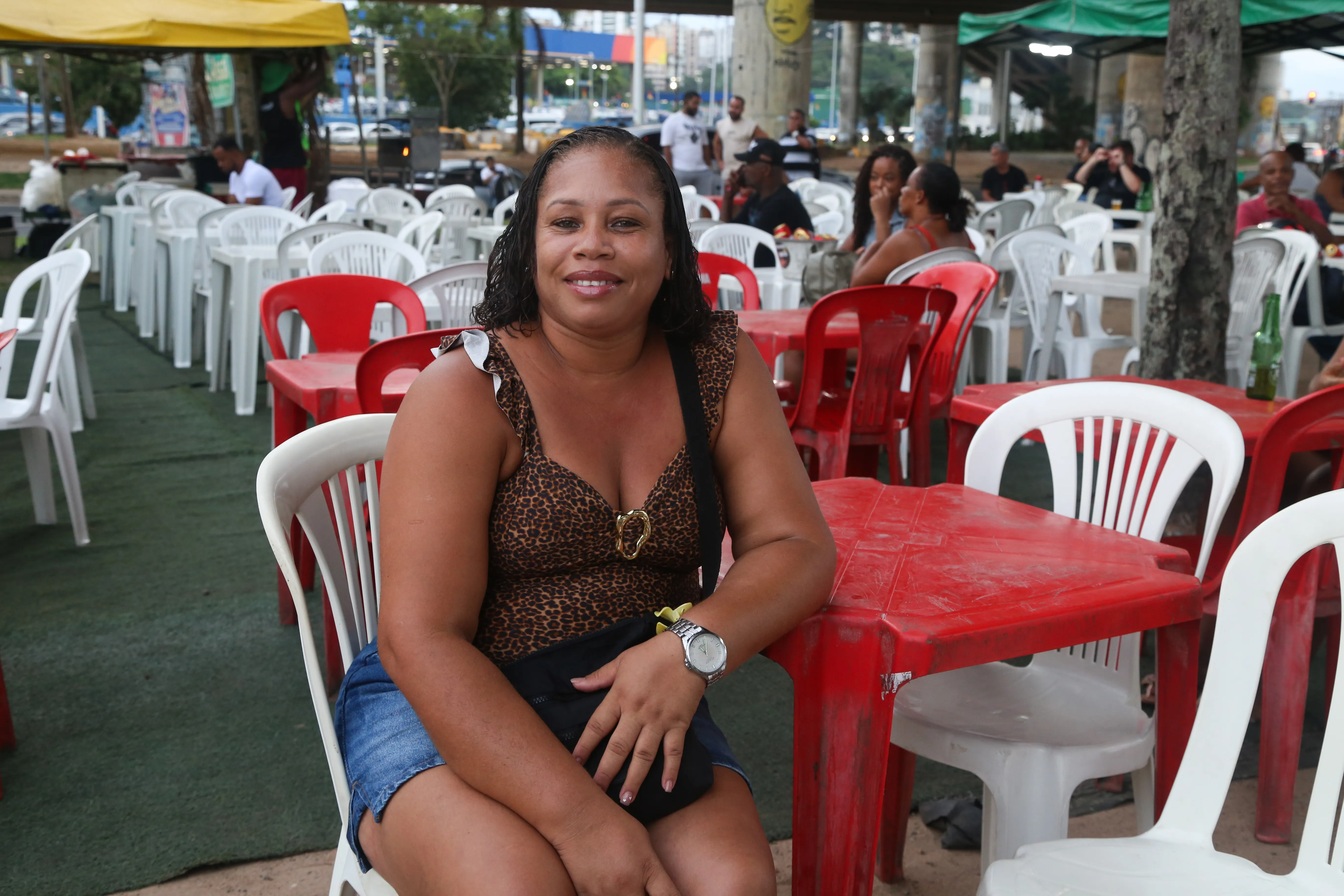 Caroline Suzart é cliente fiel do estabelecimento