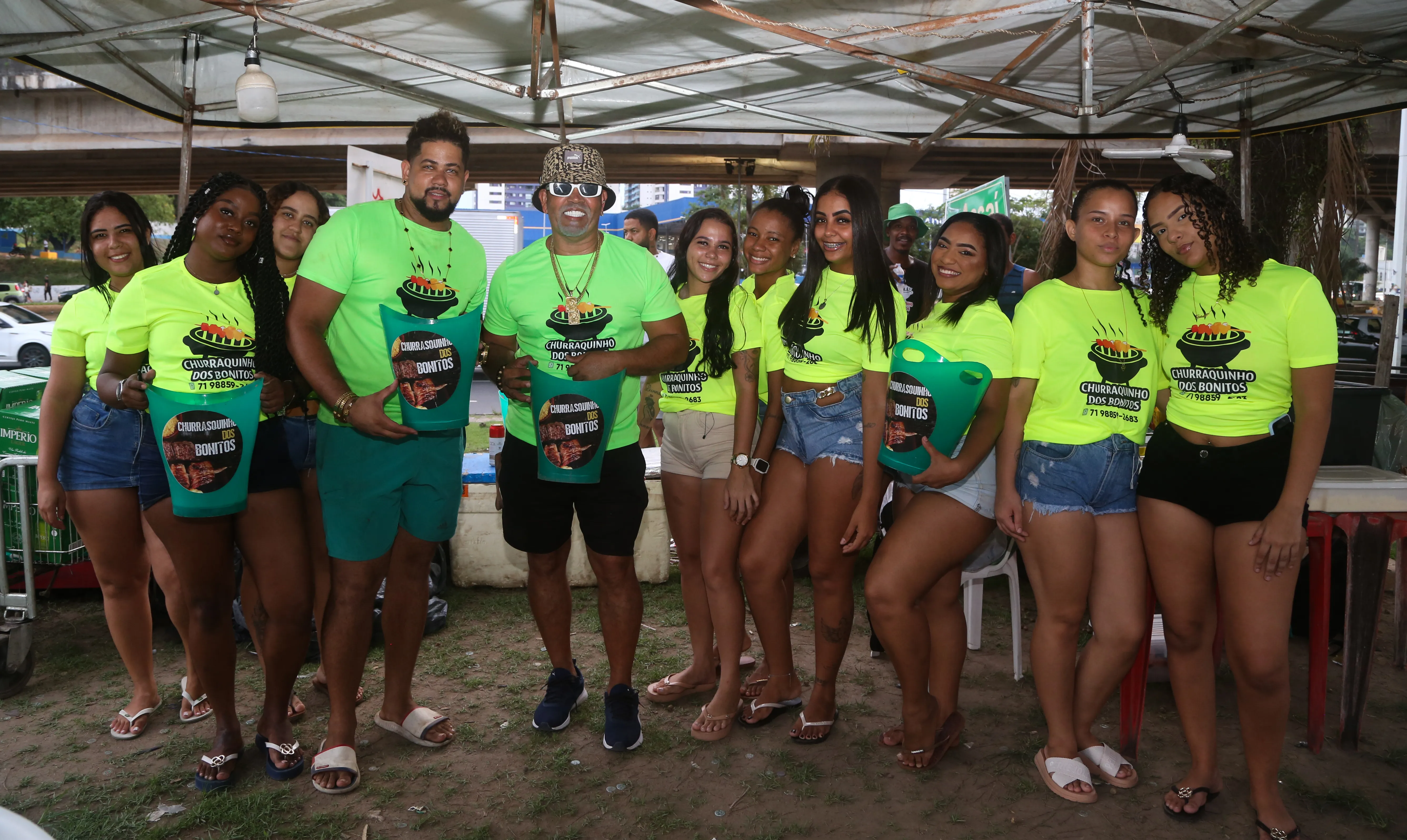 Atualmente, o Churrasquinho dos Bonitos conta com 16 funcionários