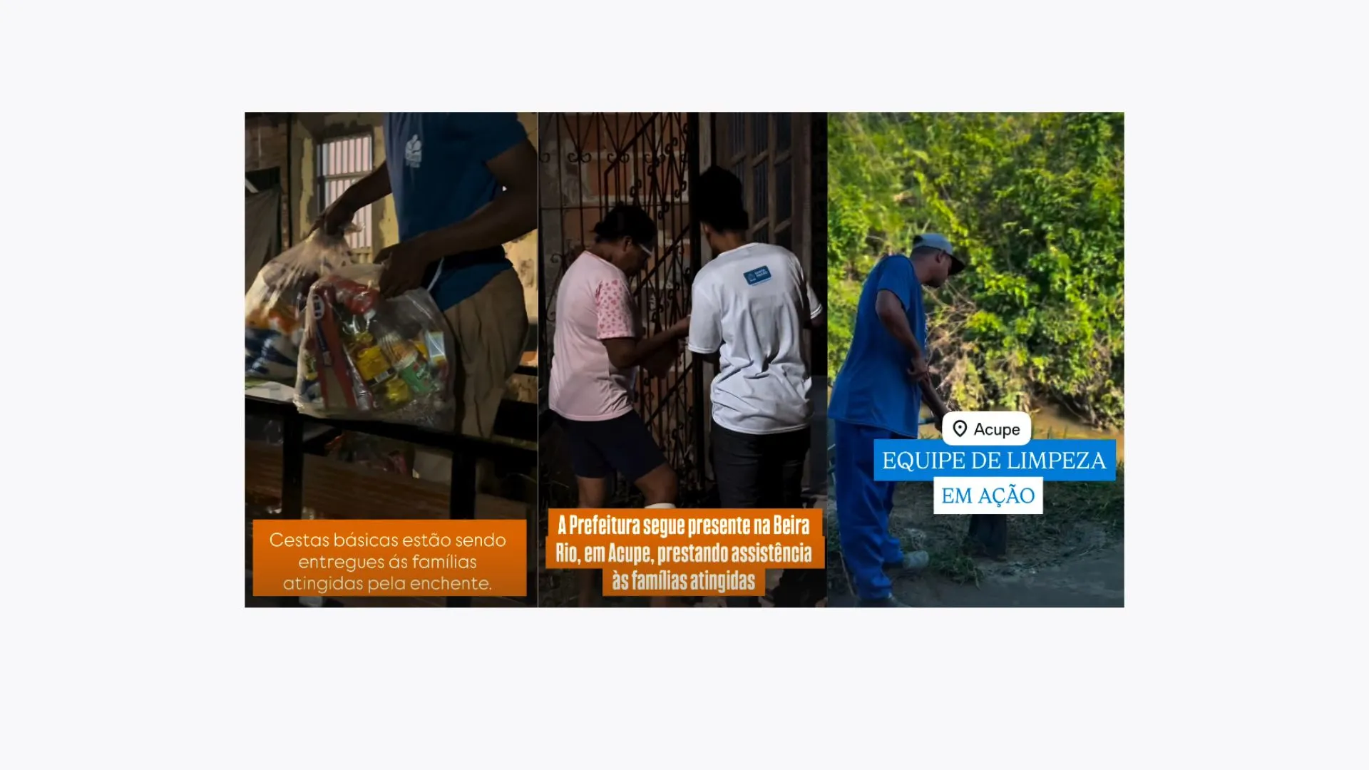 Imagem ilustrativa da imagem Chuva na Bahia: influenciadores se mobilizam para ajudar povo do Acupe