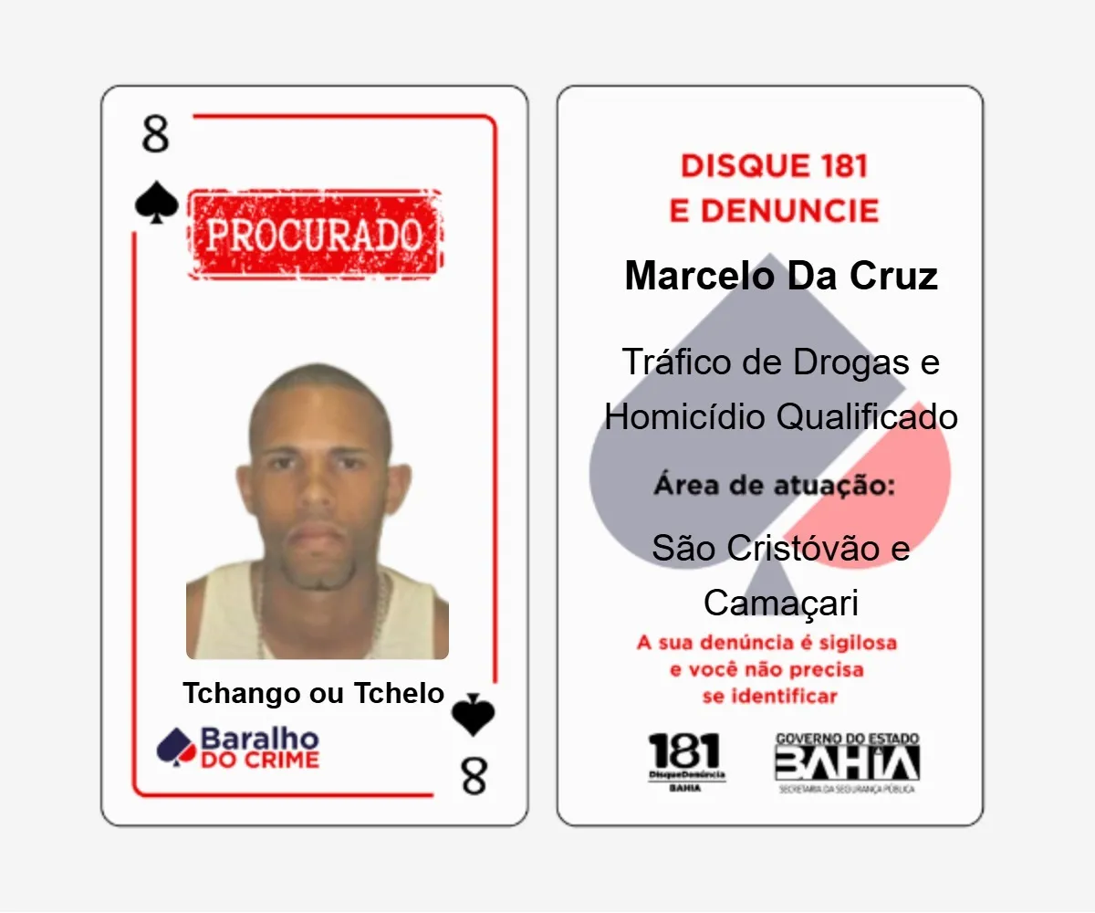 Imagem ilustrativa da imagem Conheça Popinho e Tchango, que entraram no Baralho do Crime da SSP
