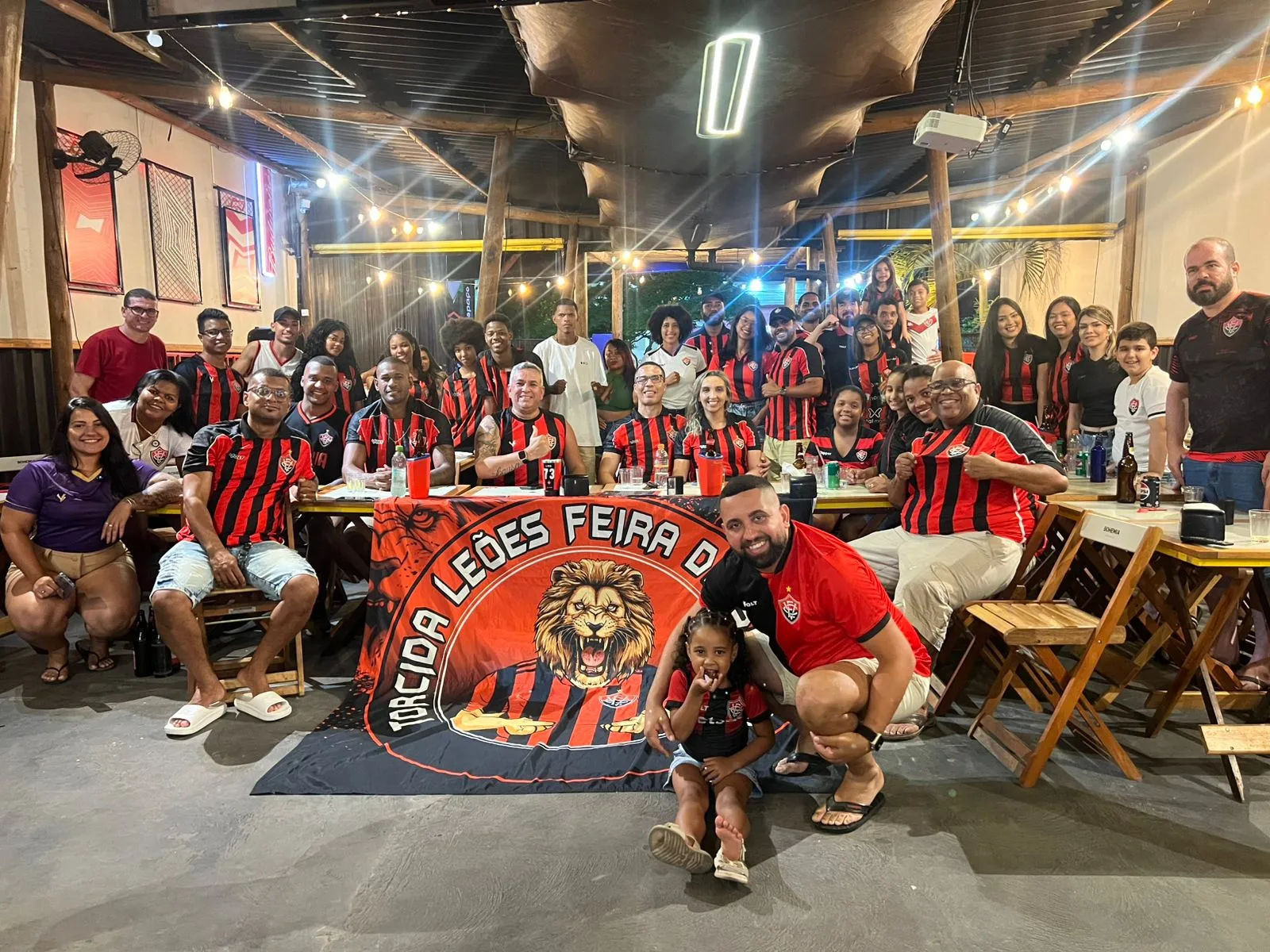 Reunião da turma rubro-negra em Feira de Santana