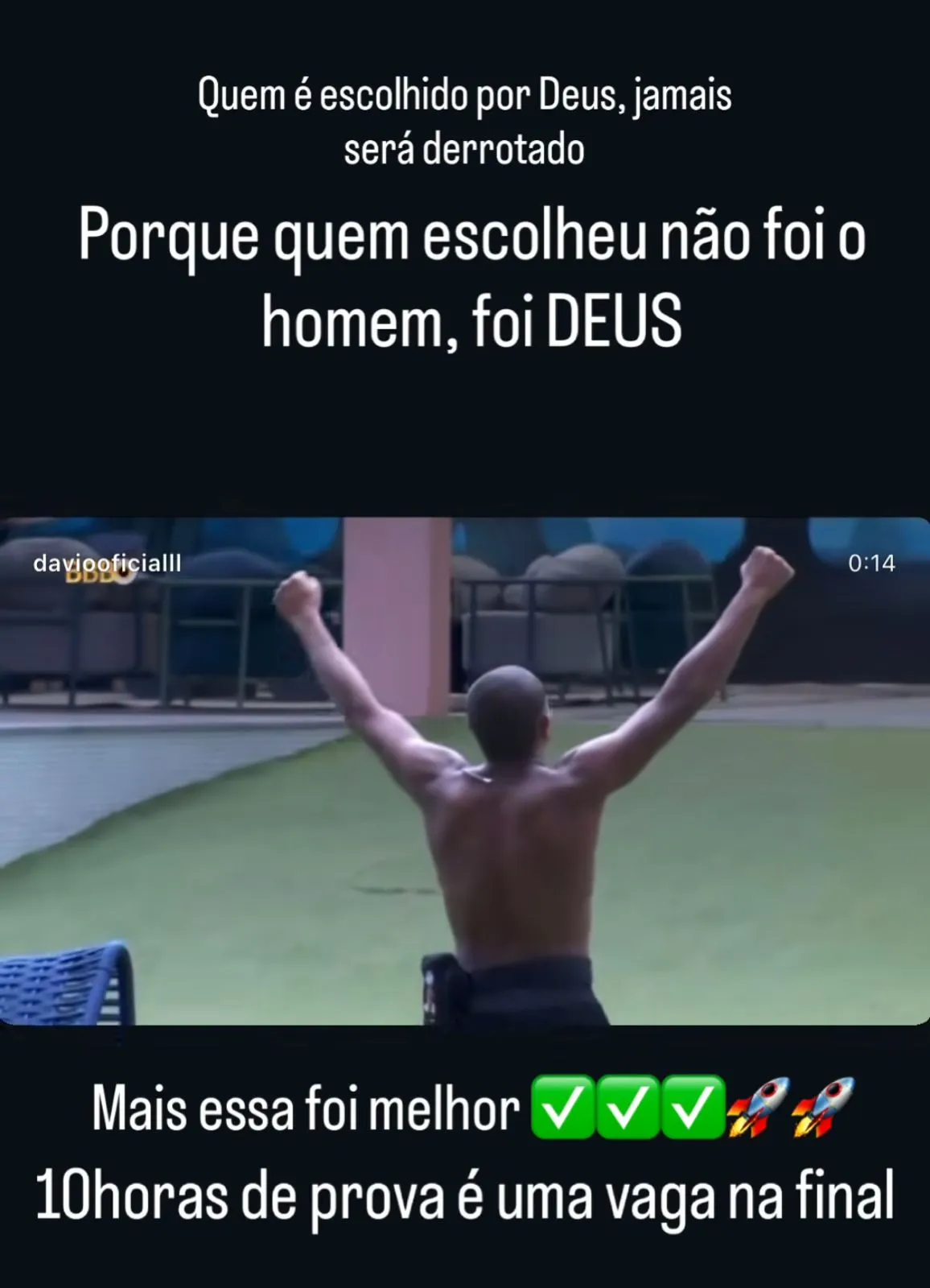Davi através dos stories