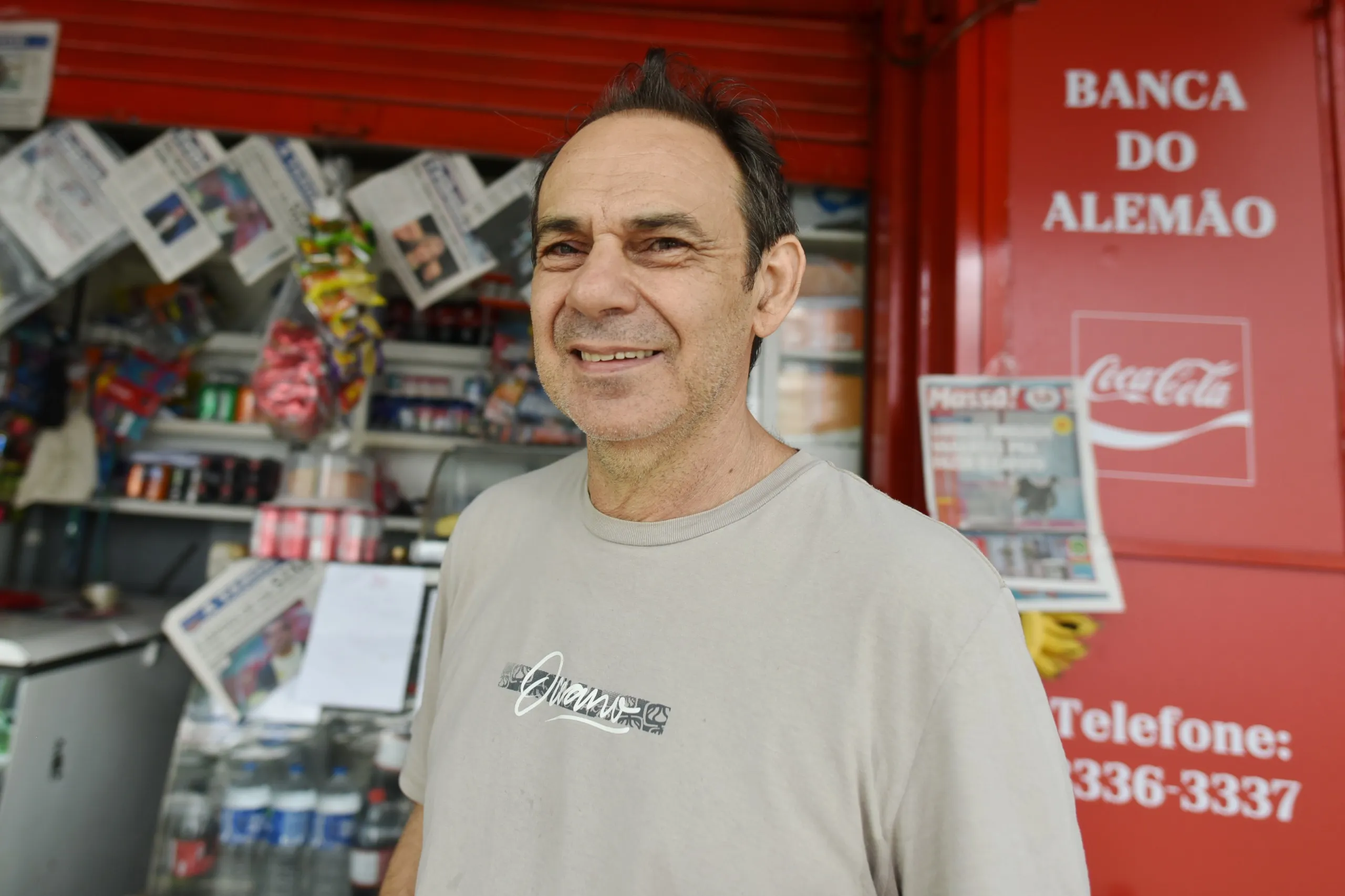 Joacy Couto, dono da Banca do Alemão