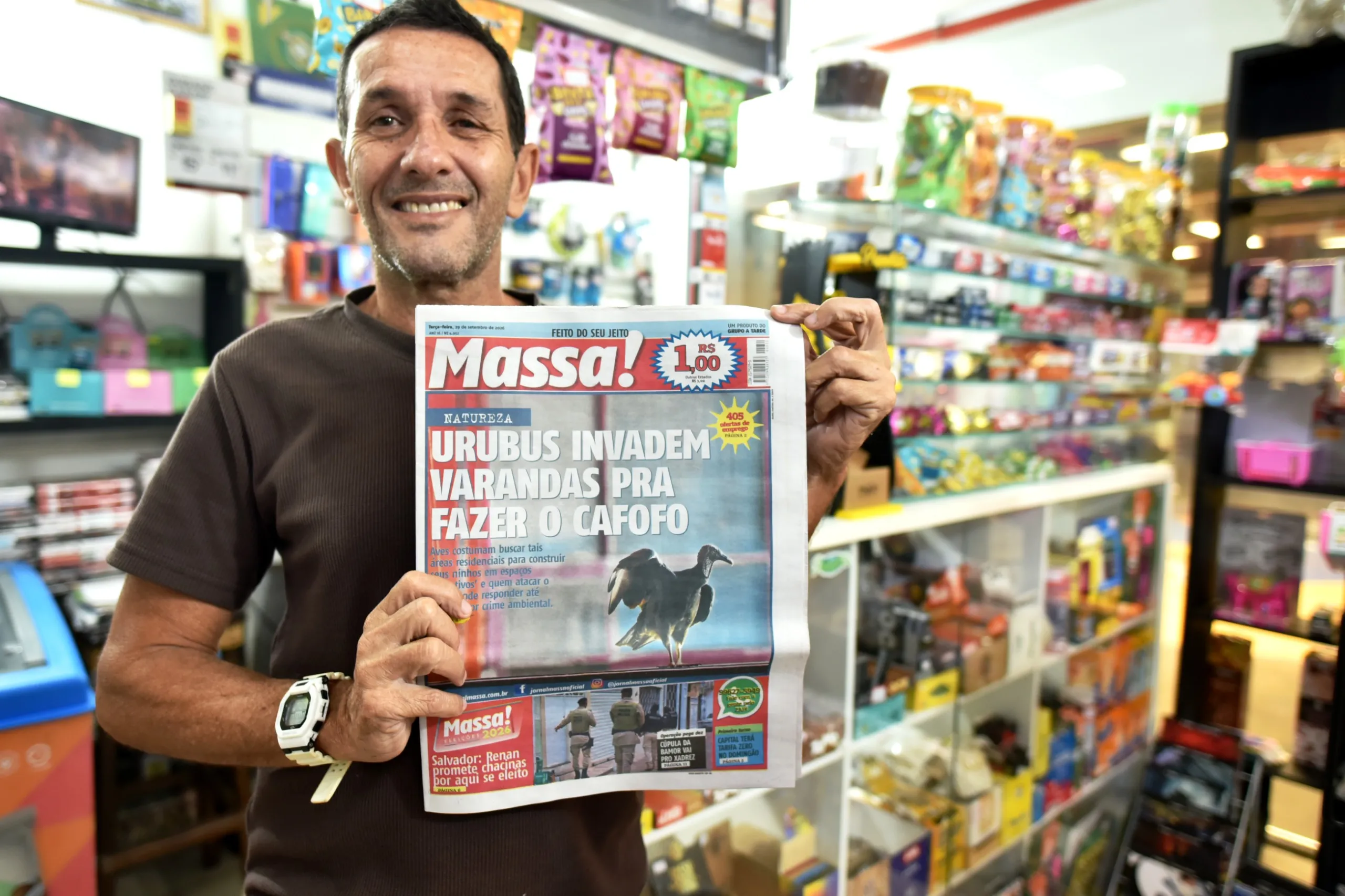 Ilson Duran, dono da banca ART'S Leitura