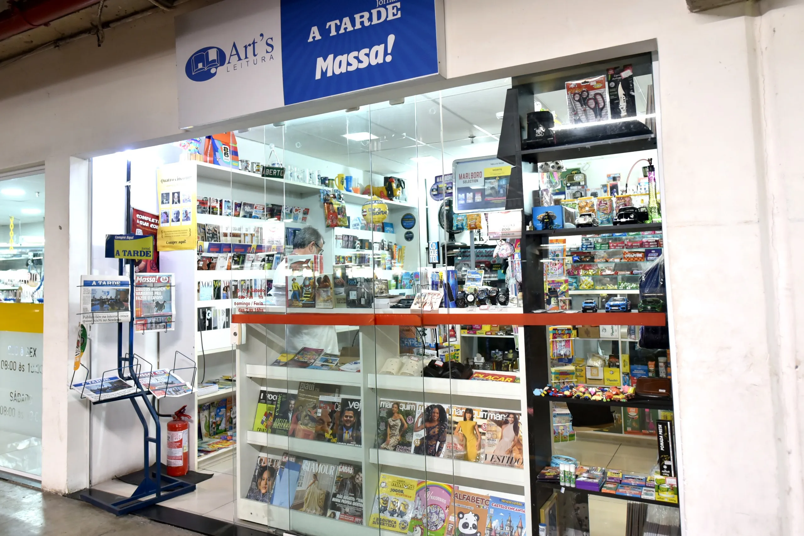A banca de Ilson também vende outros itens