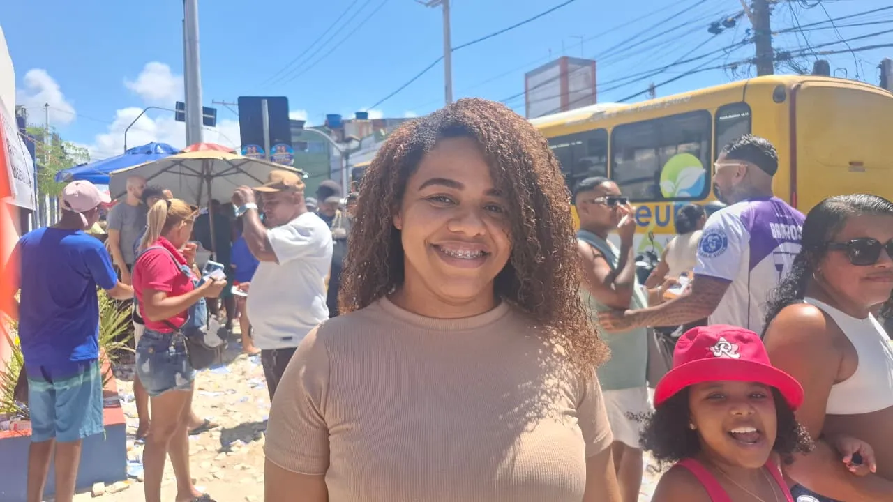Taiane Barbosa, moradora de Abrantes e eleitora no bairro de Itapuã