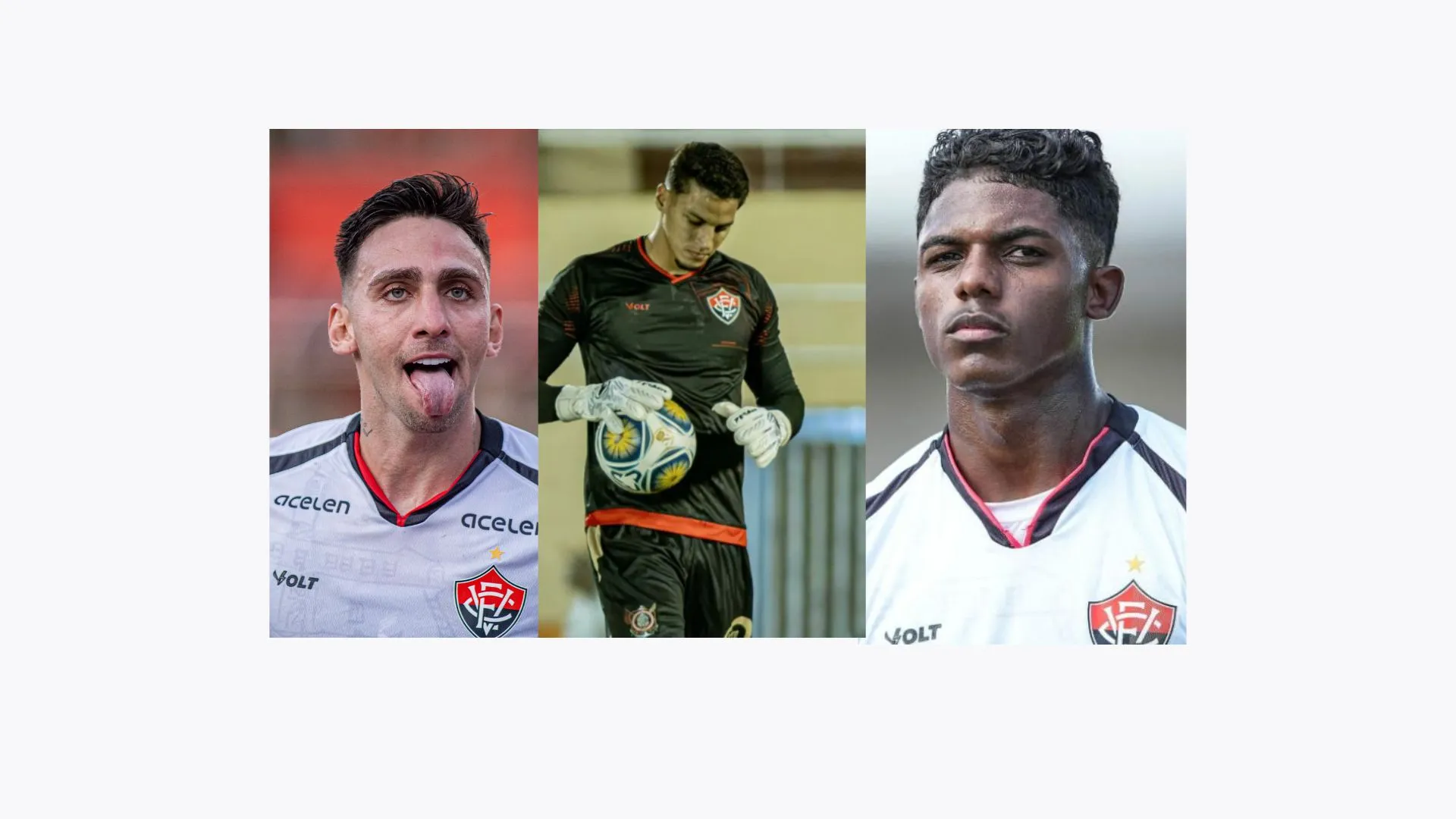 Processos contra o Vitória são movido por Gustavo Mosquito, Maycon Cleiton e Wanderson Papaterra.