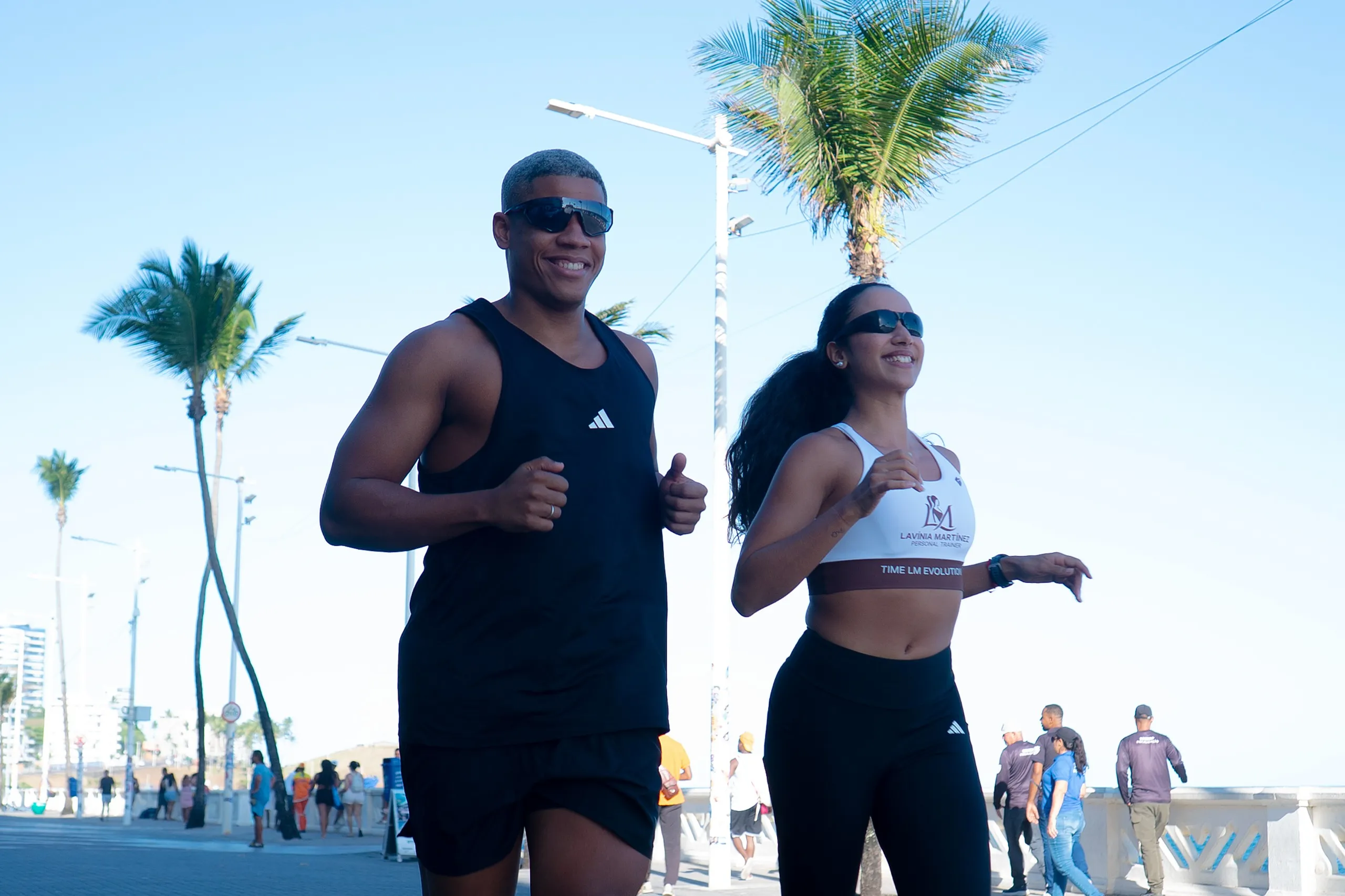 Lavínia e Gabriel, personal e médico