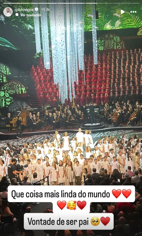 Imagem ilustrativa da imagem Gil do Vigor vai às lágrimas ao assistir show de Ivete Sangalo; veja