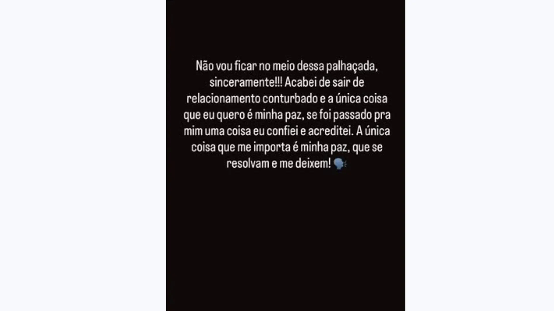 Imagem ilustrativa da imagem Laís Santiago termina namoro após descobrir que era amante