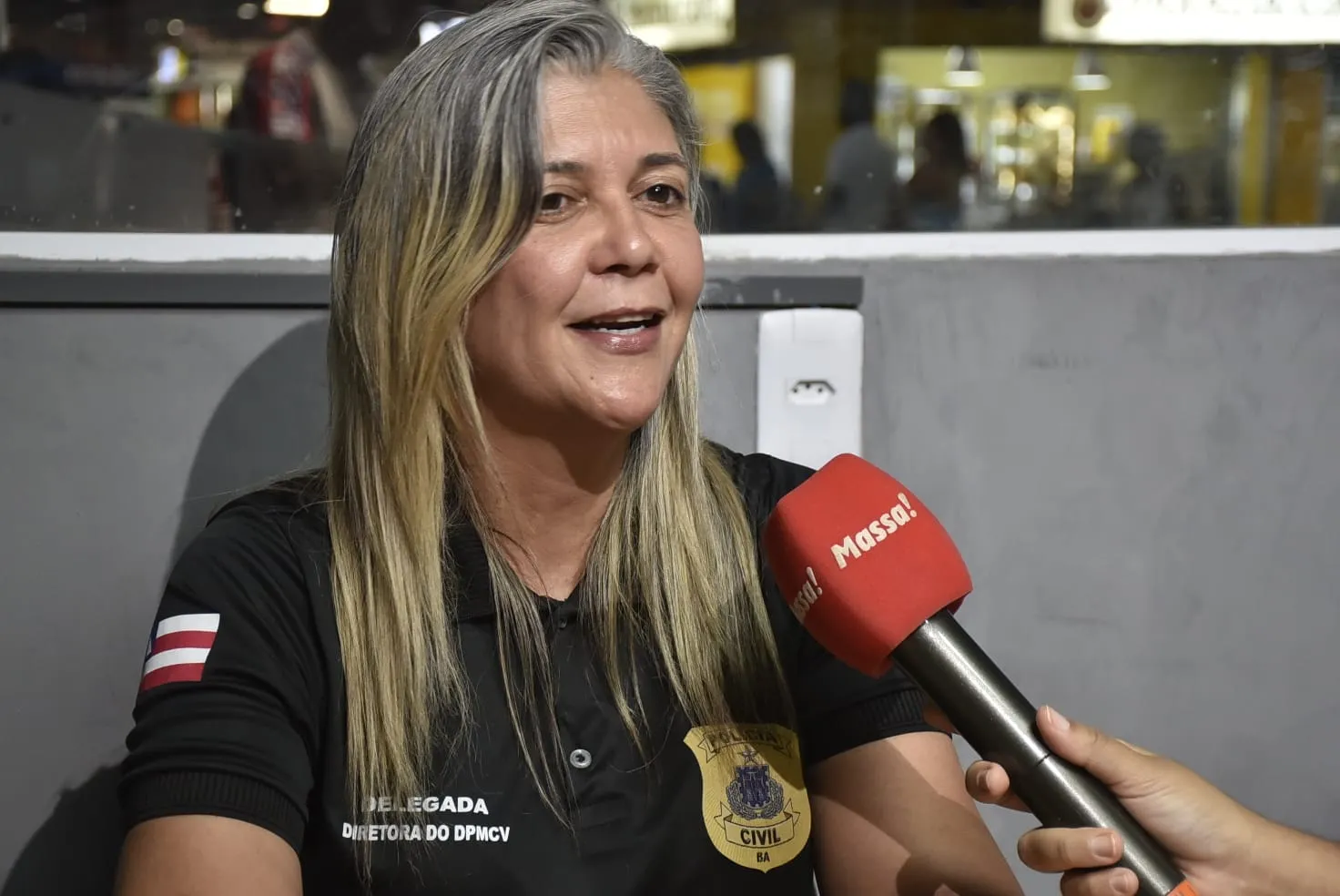 Delegada Juliana Fontes, diretora do DPMCV