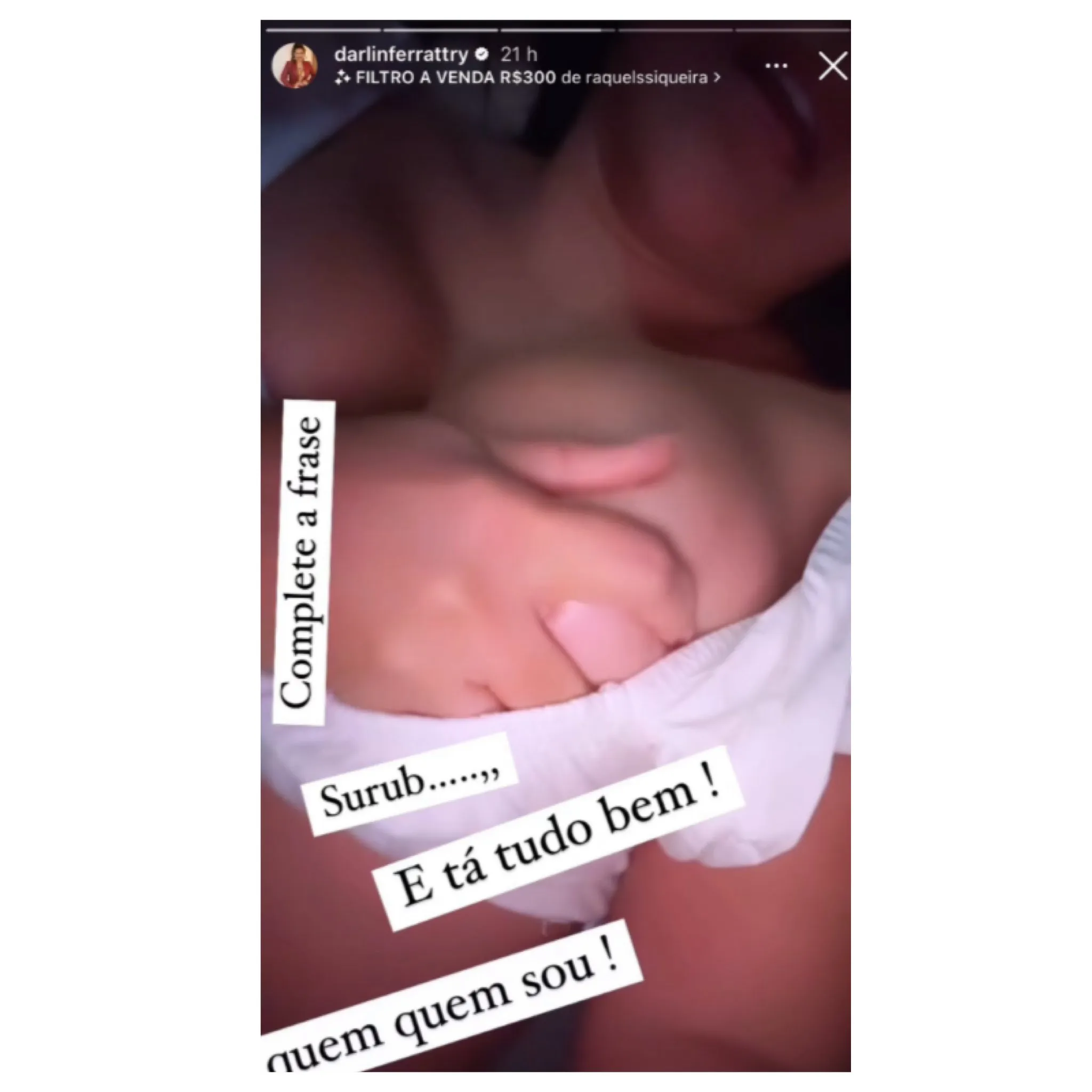 Darlin insinuando uma suruba