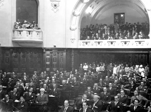 Plenário da Assembleia Nacional Constituinte, em 1934