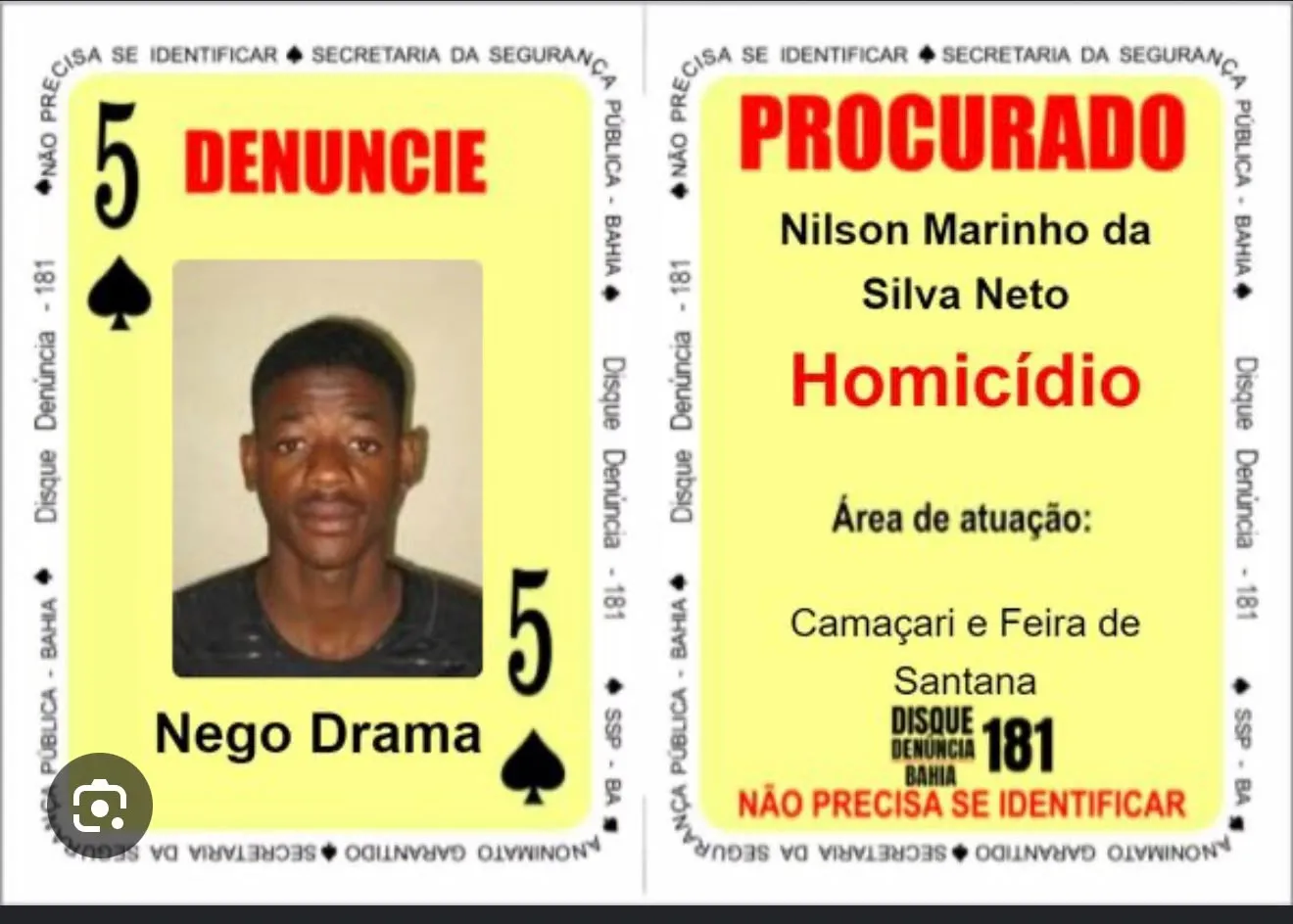 Nilson Marinho da Silva Neto, o “Nego Drama”