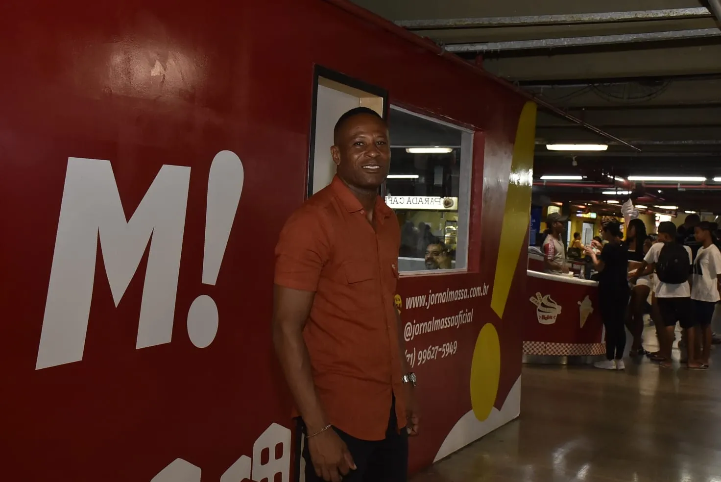 Carlos Patrício, conhecido como Negão da Marcha