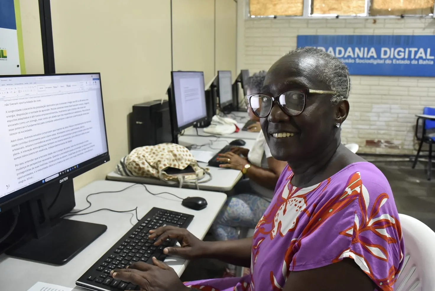 Dona Maria Cristina de Souza, moradora do Nordeste de Amaralina