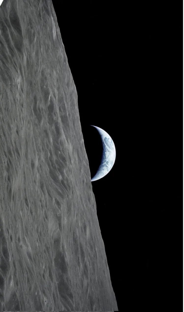 Registro feito pela missão Apollo 17, em 1972