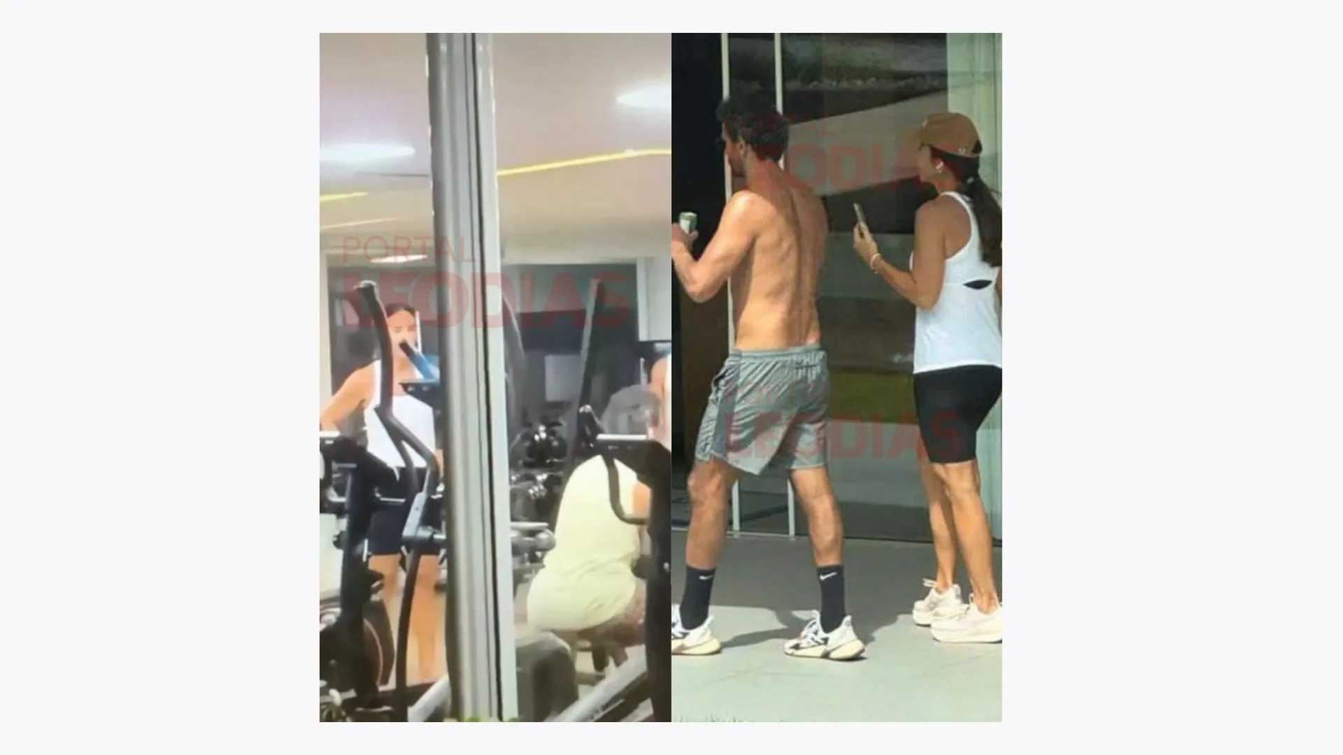 Tiago Maia e Ivete Sangalo malham juntos na academia