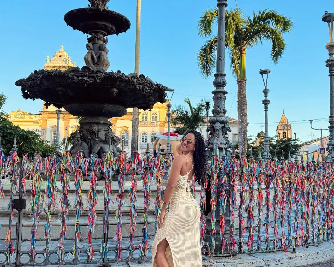 Bruna gosta de aproveitar o Centro Histórico de Salvador