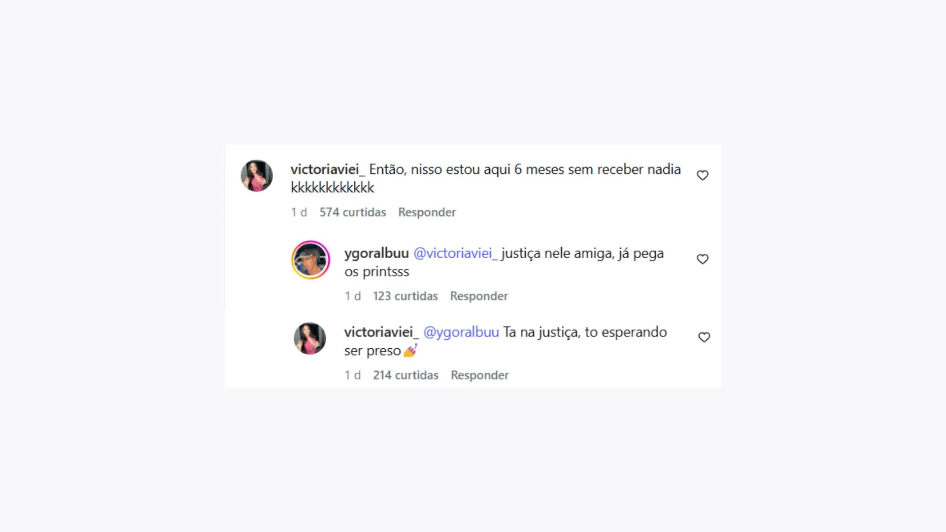 Victoria Vieira diz que filhos de Victor Mello estão com a pensão atrasada há 6 meses