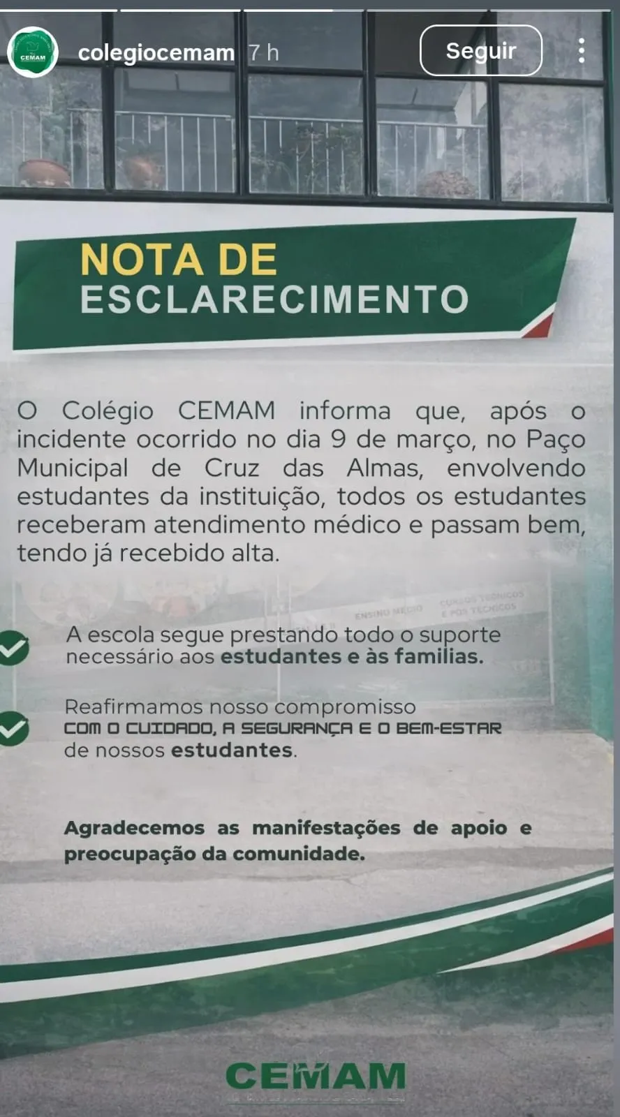 Imagem ilustrativa da imagem Visita a prefeitura termina com quatro alunos feridos no Recôncavo