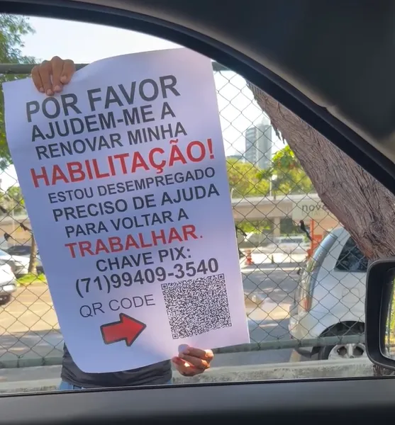 Escandurras doou R$ 900 para pedinte