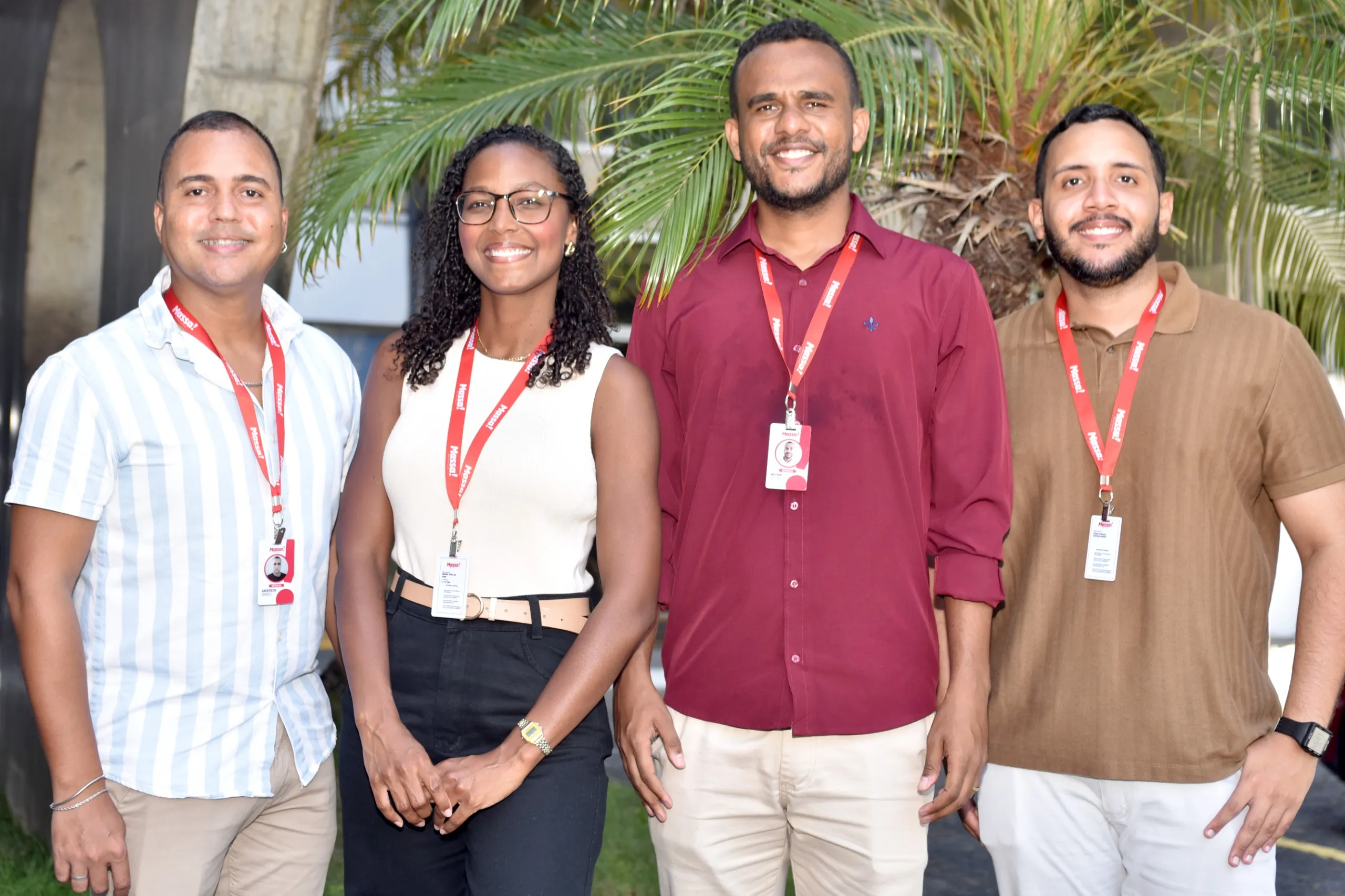 Editores do Núcleo MASSA! Da esquerda para a direita: Anderson Orrico, Amanda Souza, Wiliam Falcão e Pedro Moraes. Faltam Samuel Lima, Léo Santana e Jacson Brasil.