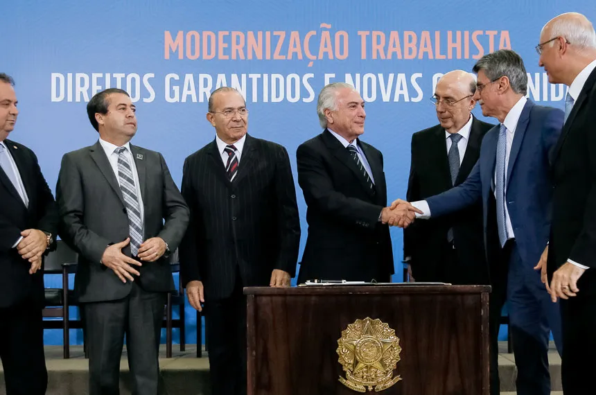 Reforma Trabalhista foi sancionada em 2017, no então governo de Michel Temer