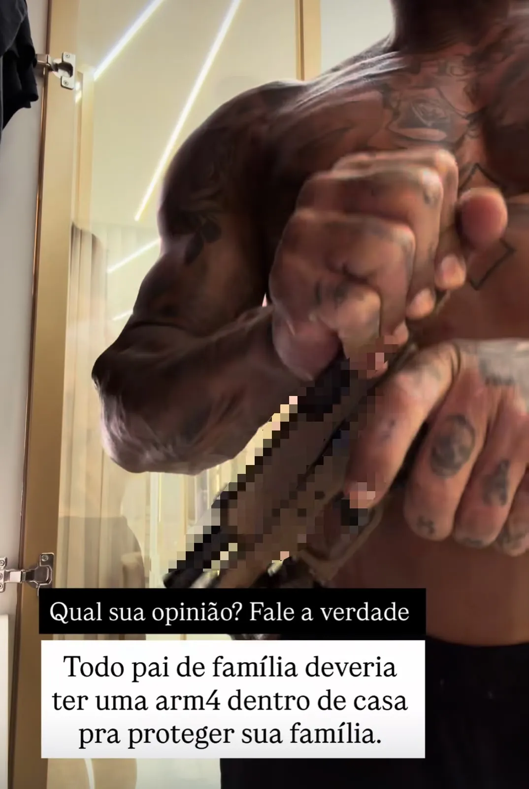 Victor Igoh defende uso de armas