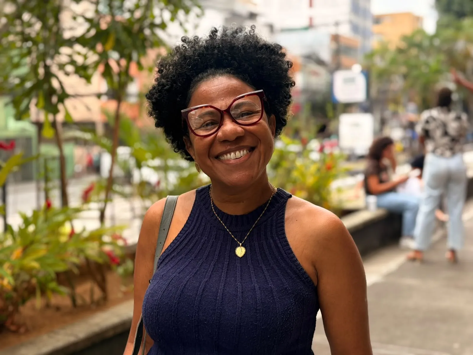 Dejanira Rainha, idealizadora da Biblioteca Social Afro-Indígena Meninas do Subúrbio