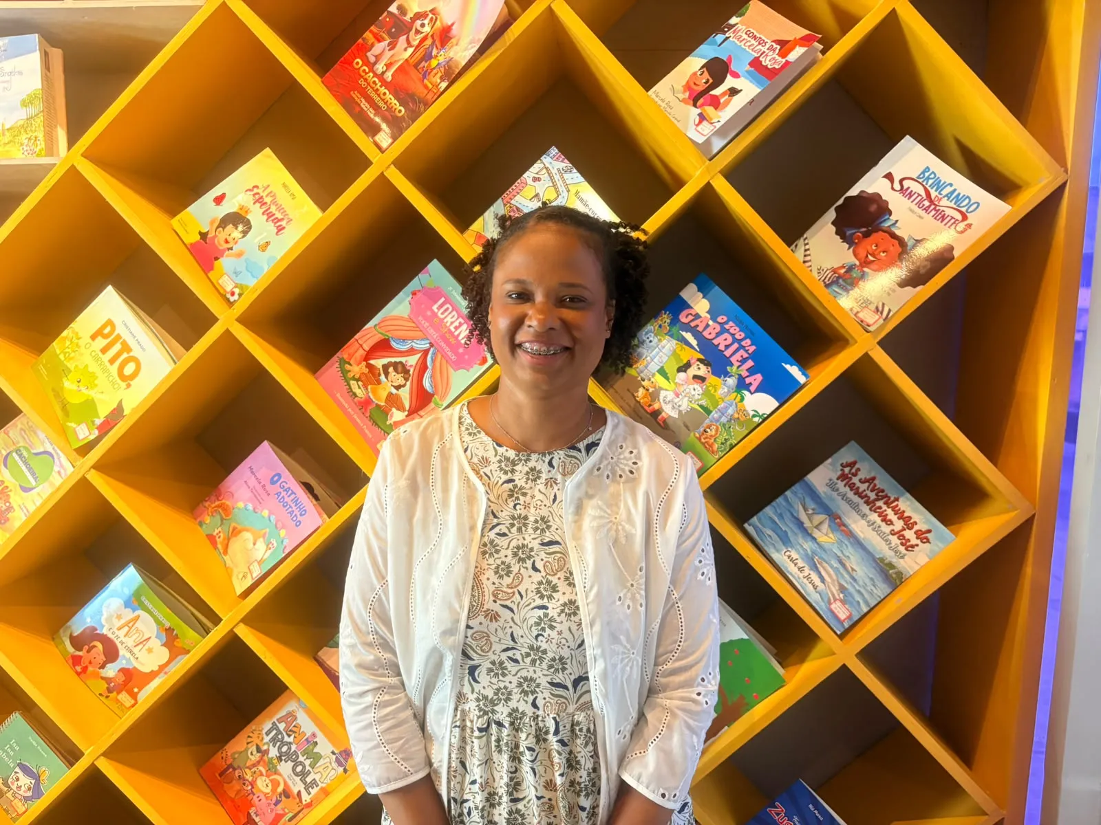 A secretária de Cultura da Bahia, Nadjane Estrela Soares, também participou do lançamento