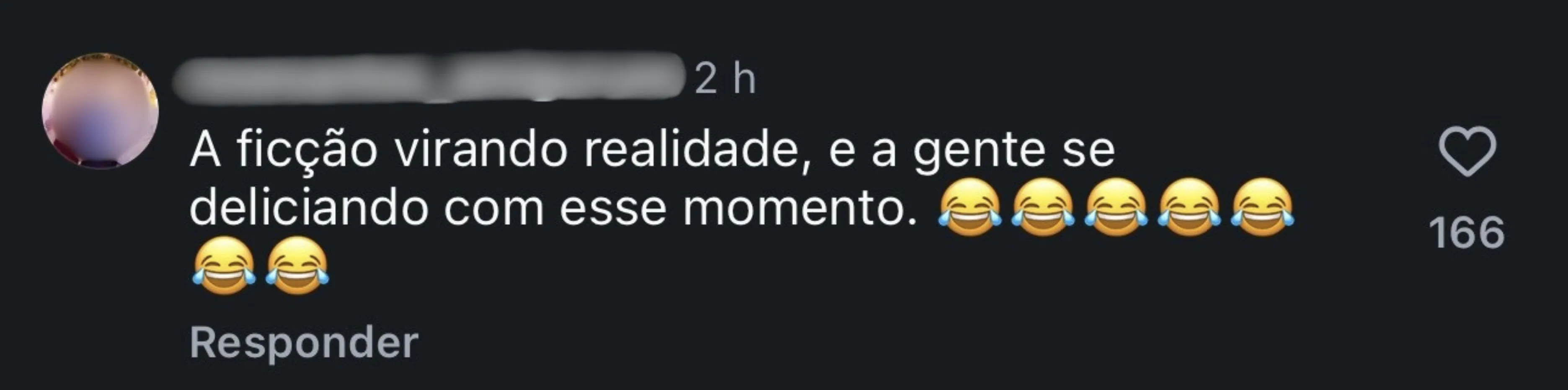 Comentário de internauta em meme sobre fuga de Flávio.
