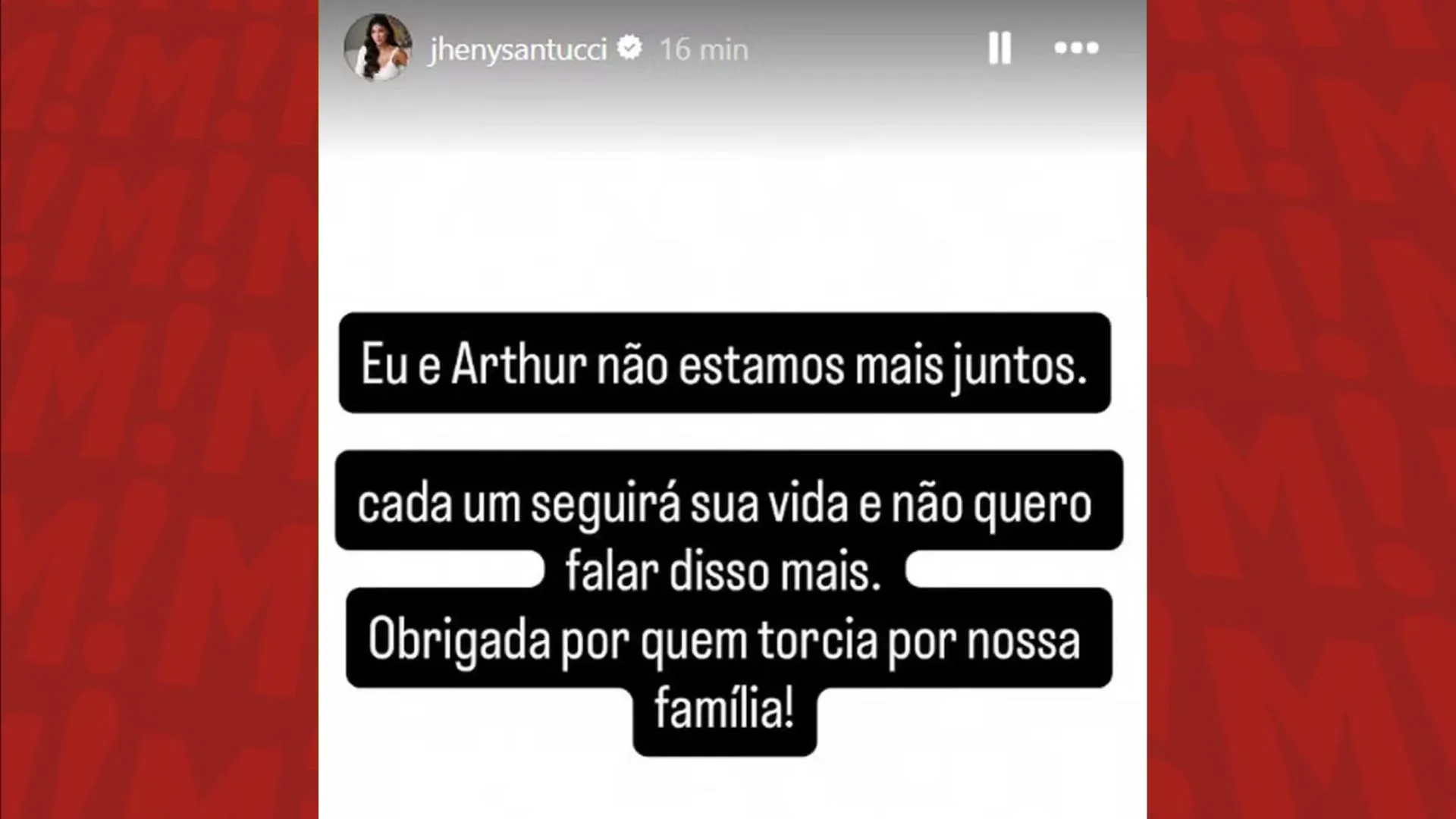 rthur Aguiar não se posicionou sobre o assunto