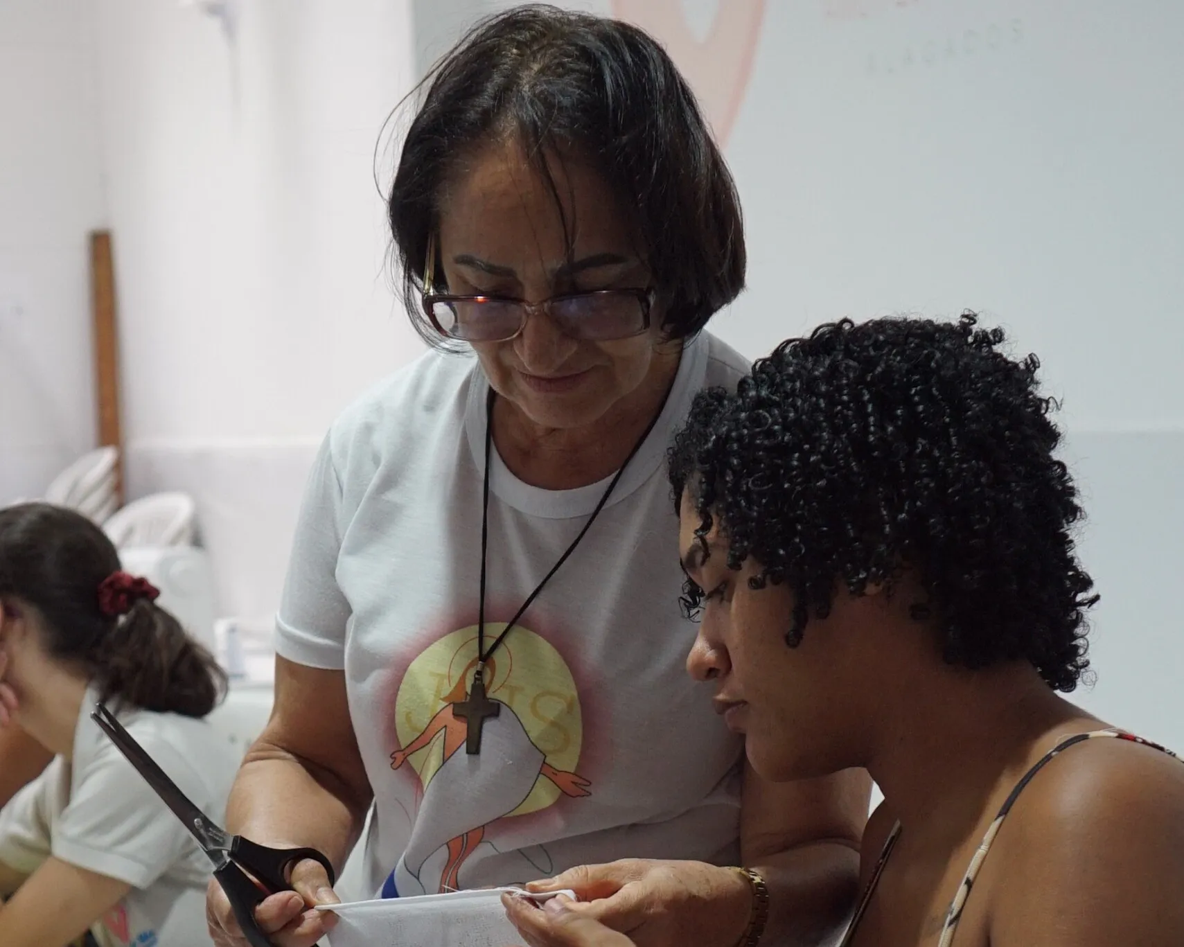 Voluntárias são fundamentais neste processo