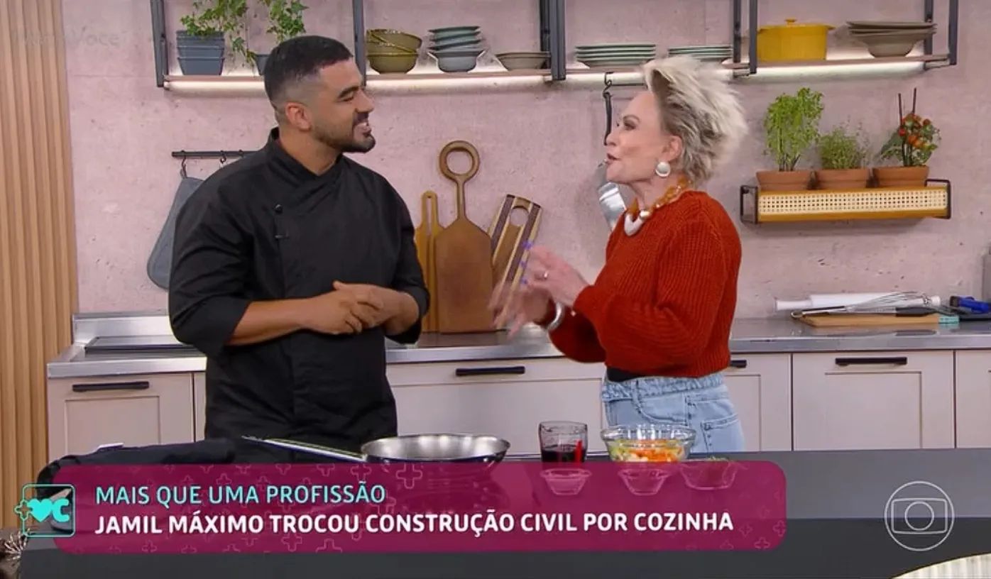 Jamil foi apresentado no programa Mais Você